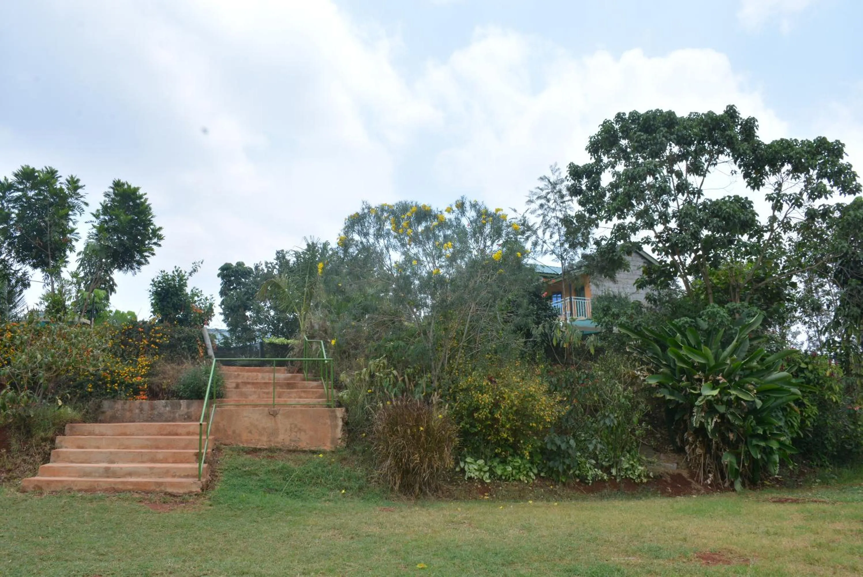 Garden view in Bubbles Restaurant Thika