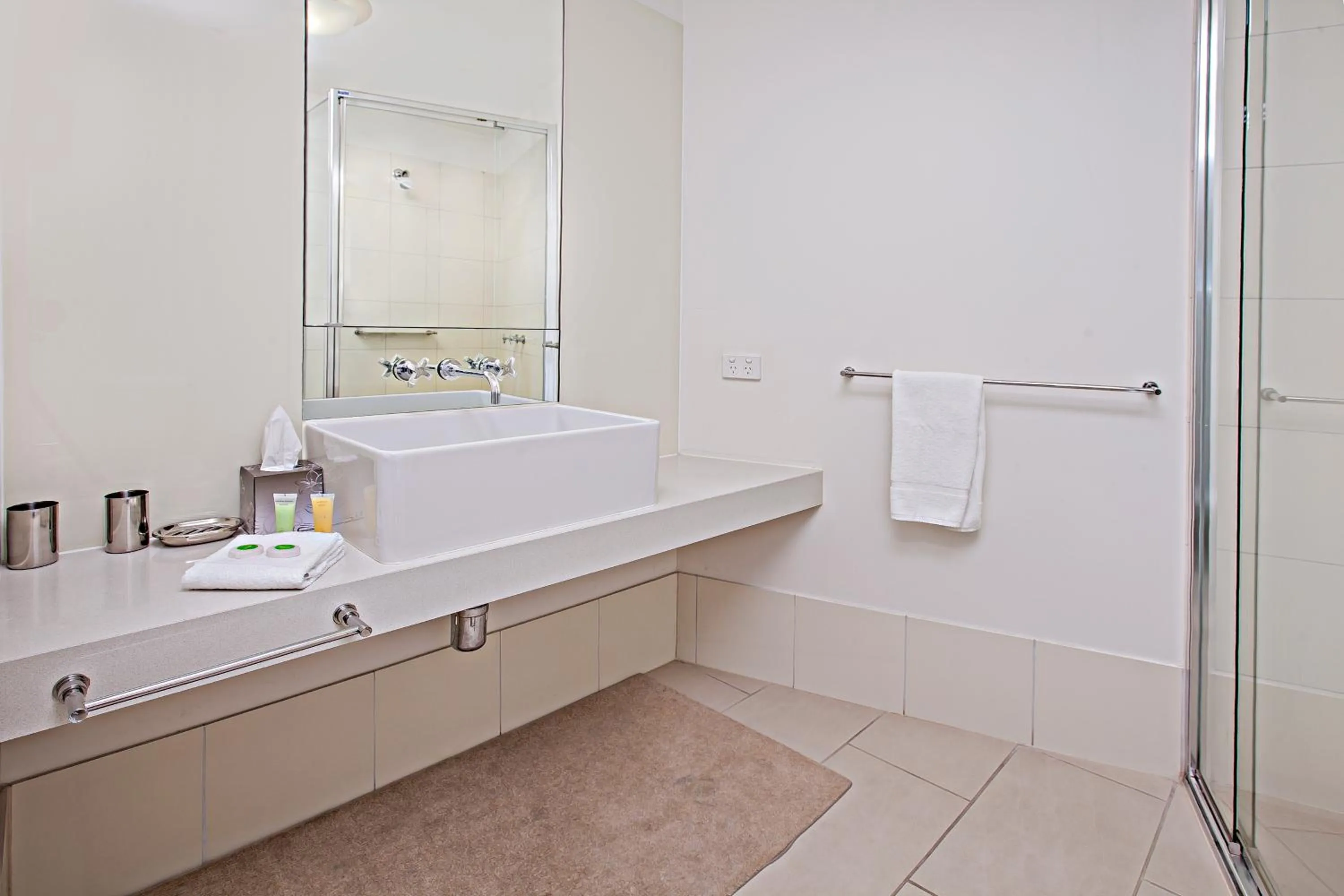 Shower in Waterfront Melbourne Apartments