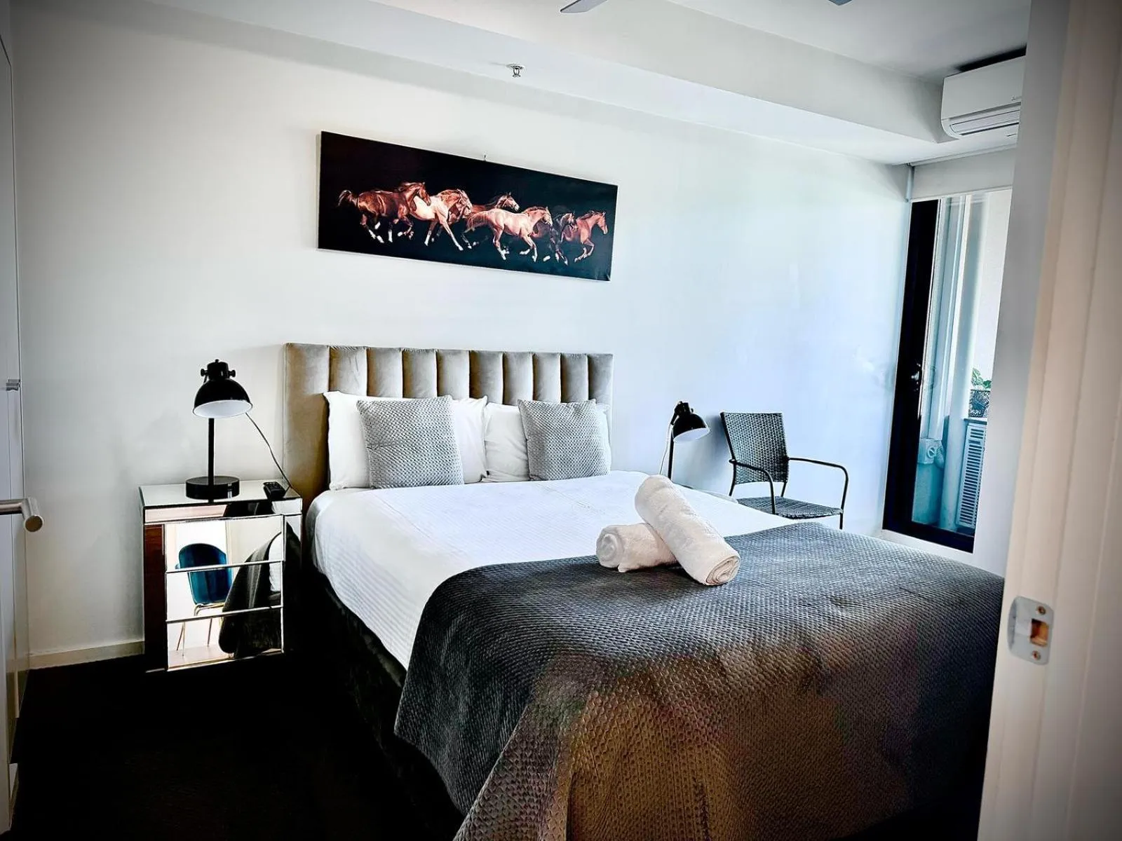 Bed in Waterfront Melbourne Apartments