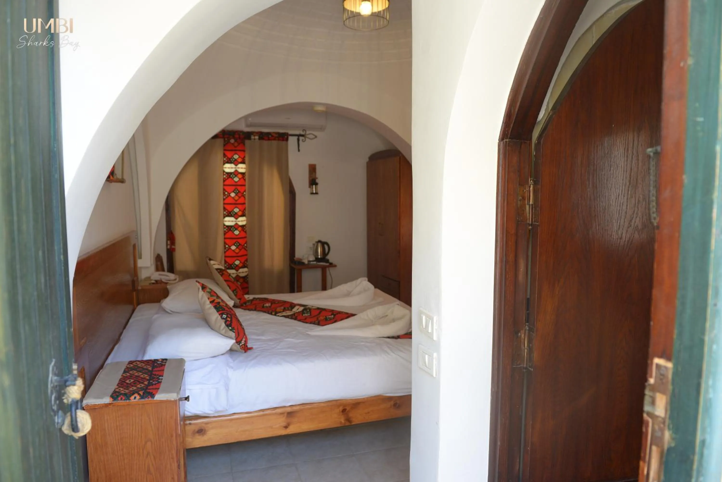 Bed in Umbi Sharks Bay Diving Village