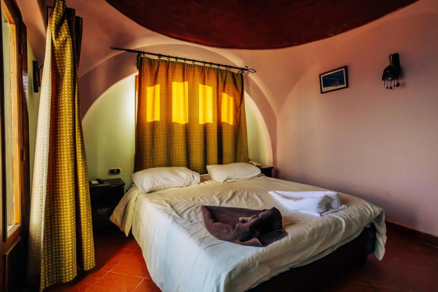 Bed in Umbi Sharks Bay Diving Village