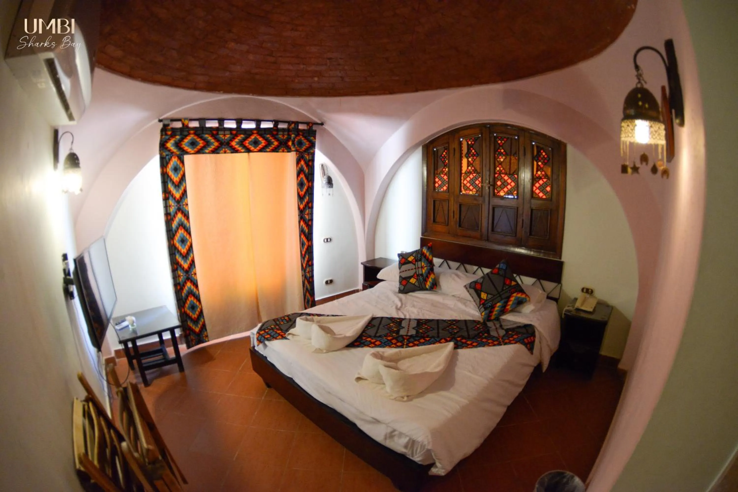 Bed in Umbi Sharks Bay Diving Village