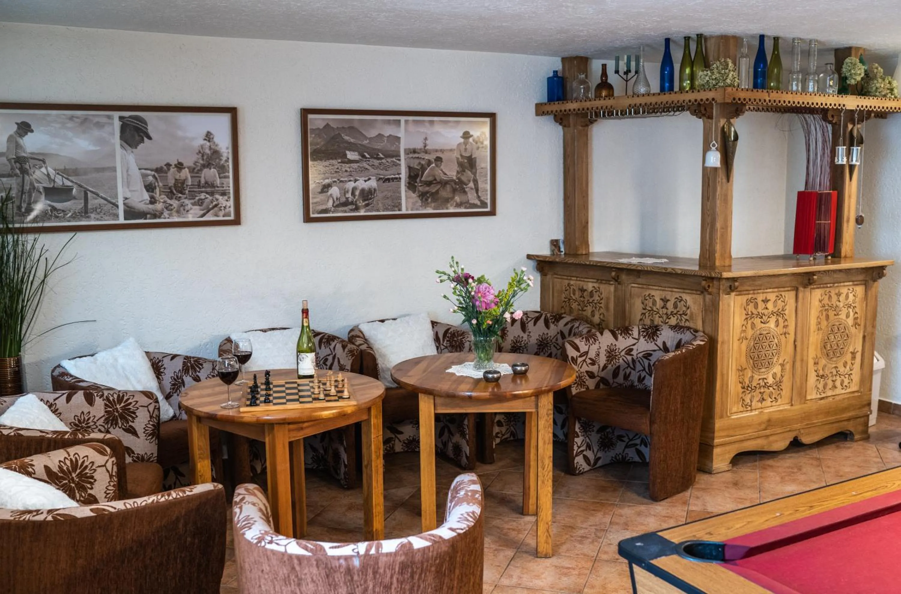 Communal lounge/ TV room in Willa Iskra