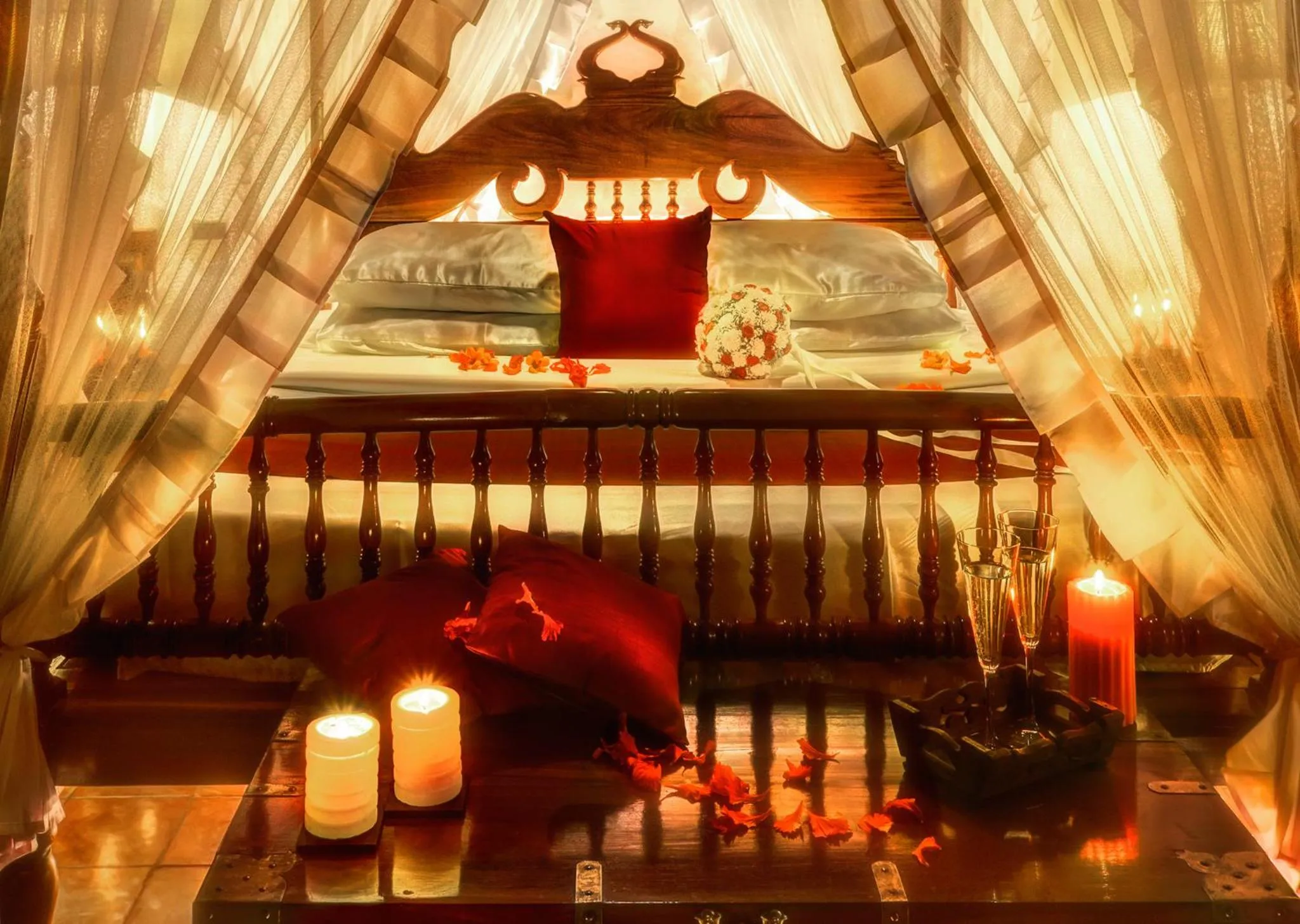 Bed in Evolve Back Coorg