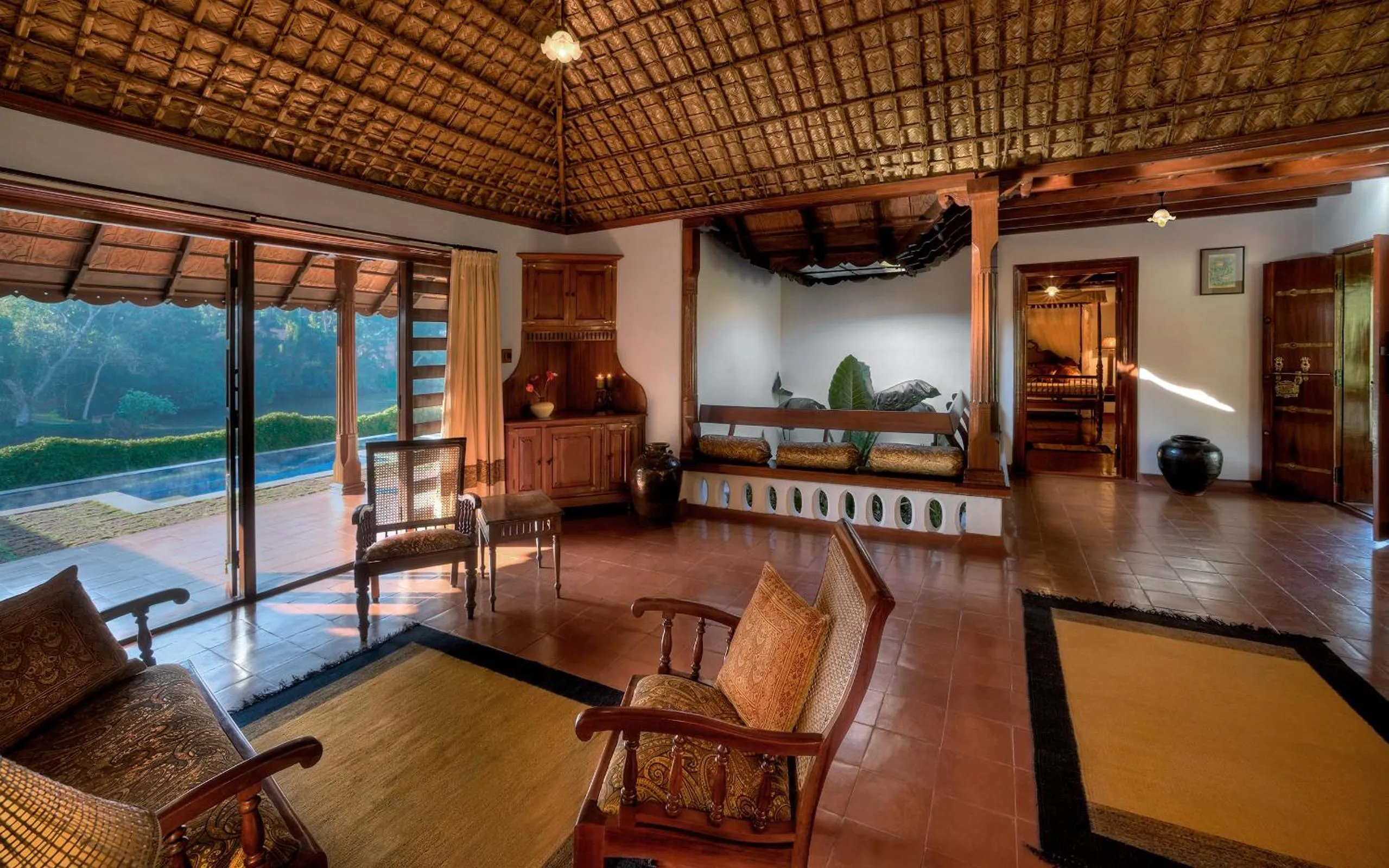 Living room in Evolve Back Coorg