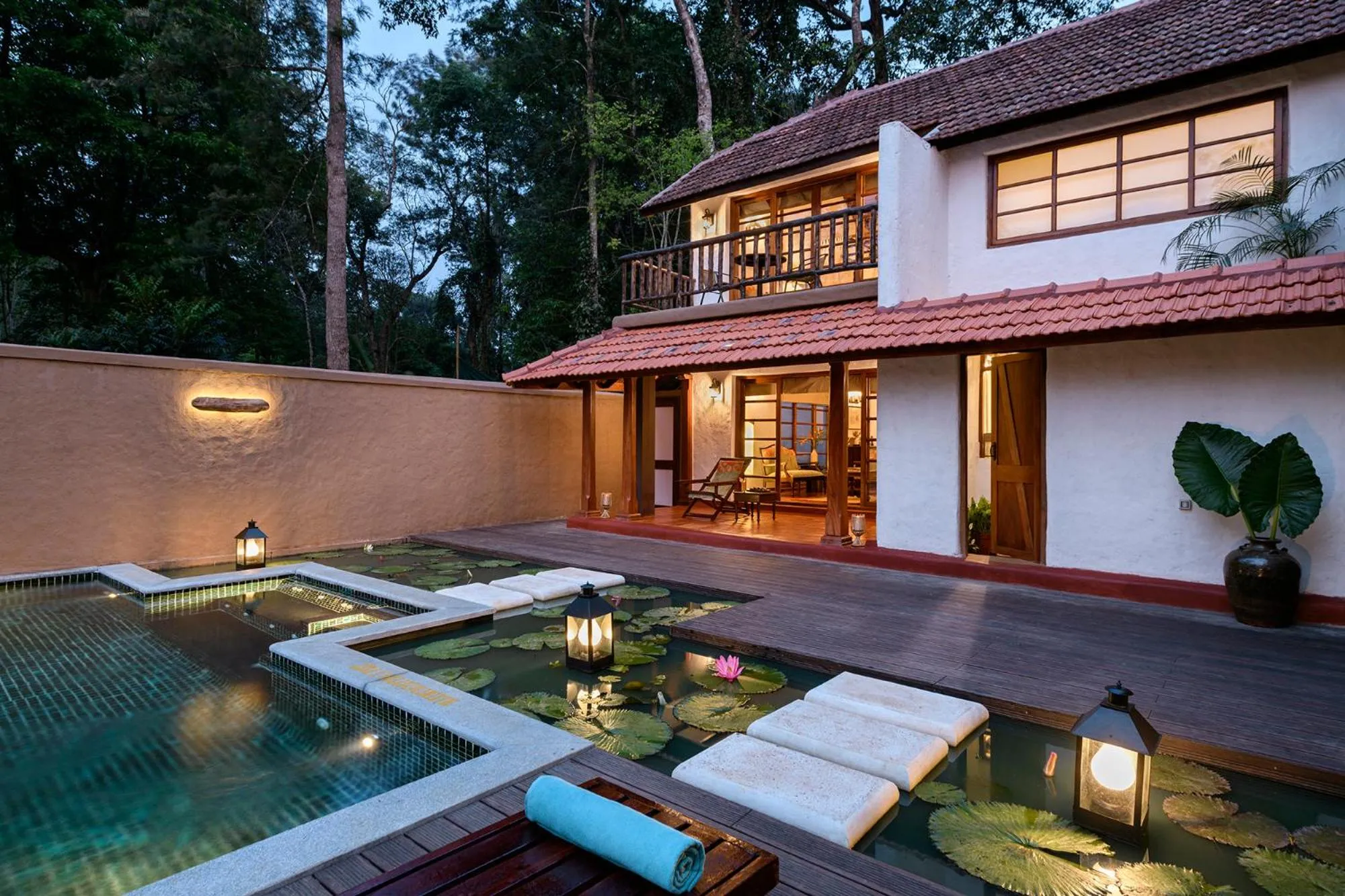 Pool view in Evolve Back Coorg