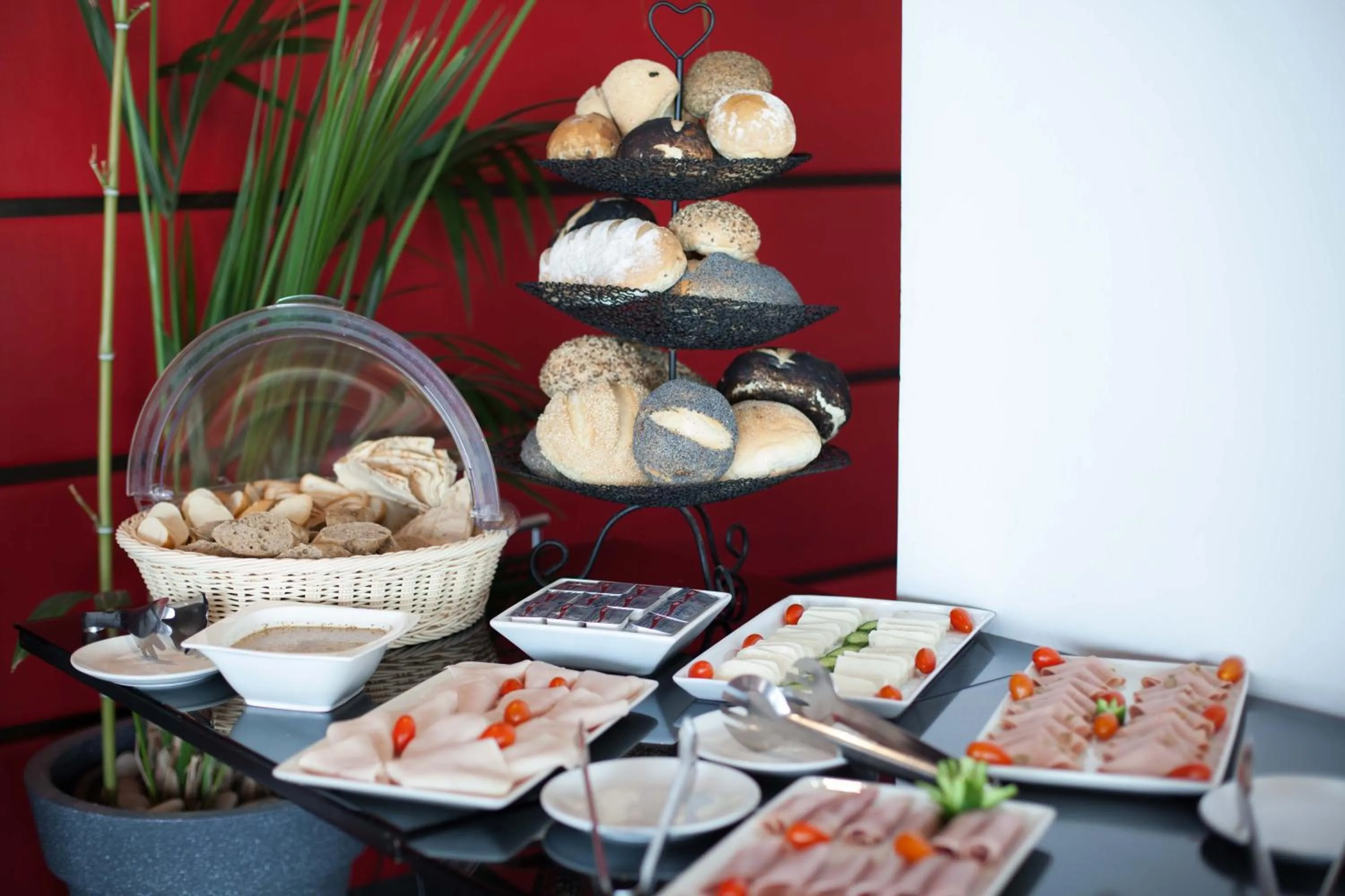 Buffet breakfast in Aleph Boutique Hotel