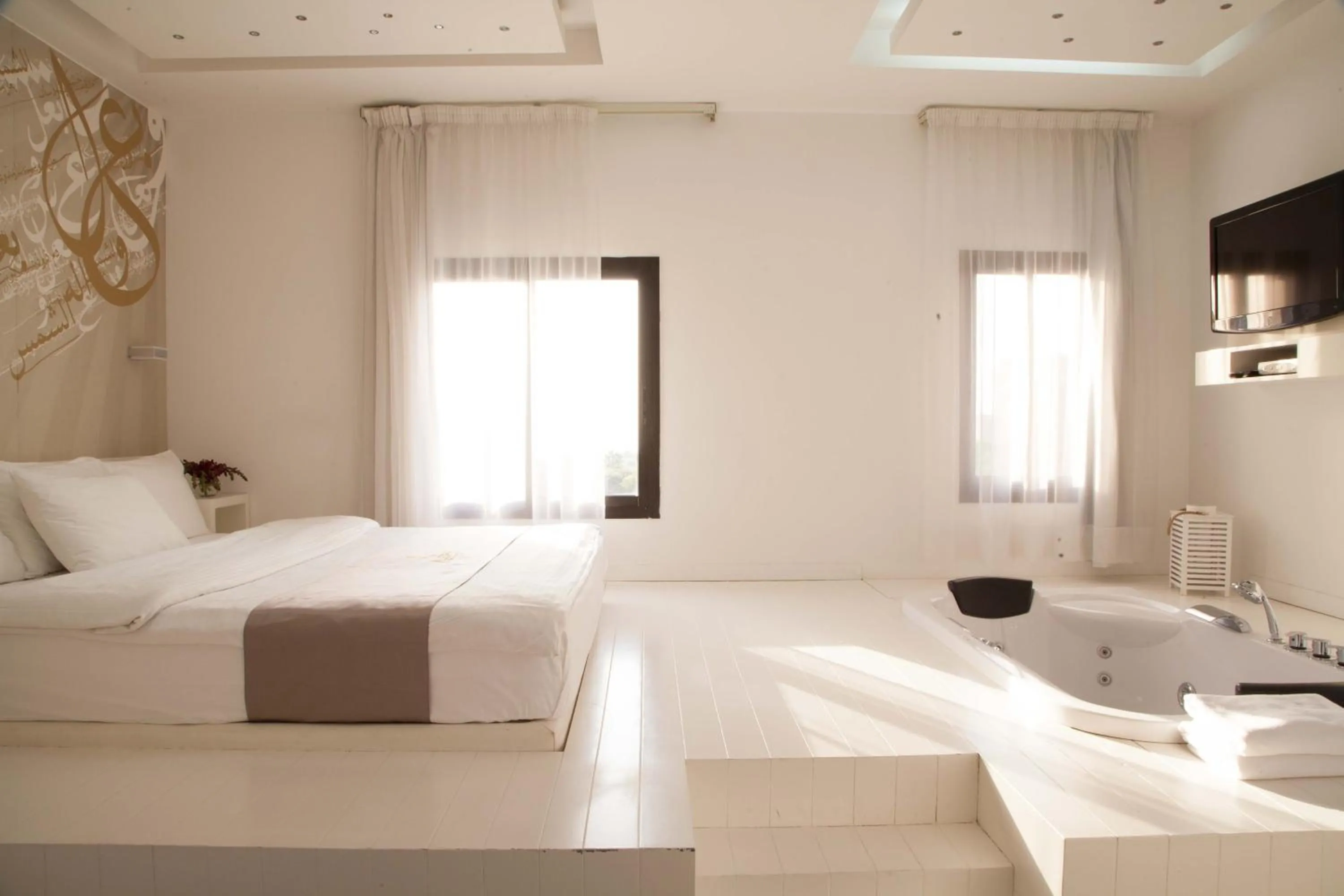 Bed in Aleph Boutique Hotel