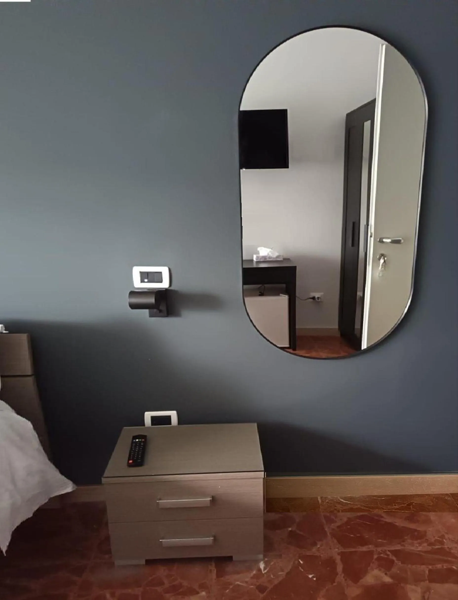 View (from property/room), Bed in B&B Residence Armonia Sulmona