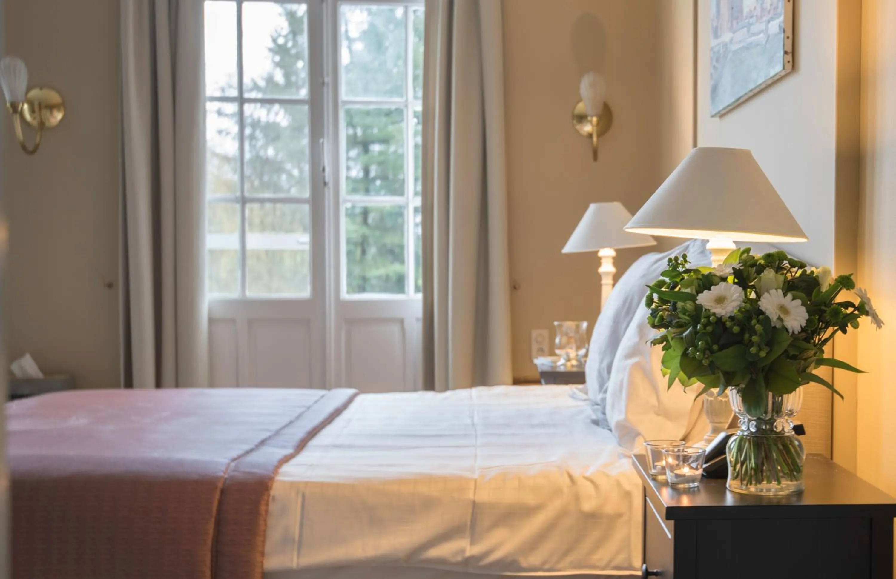 Decorative detail, Bed in Hotel Hippocampus