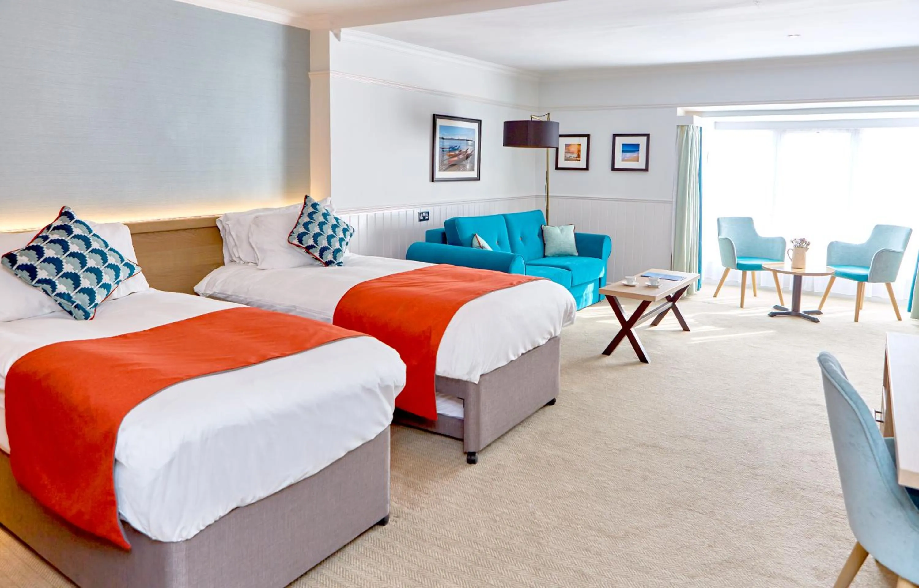 Bedroom, Bed in Trearddur Bay Hotel