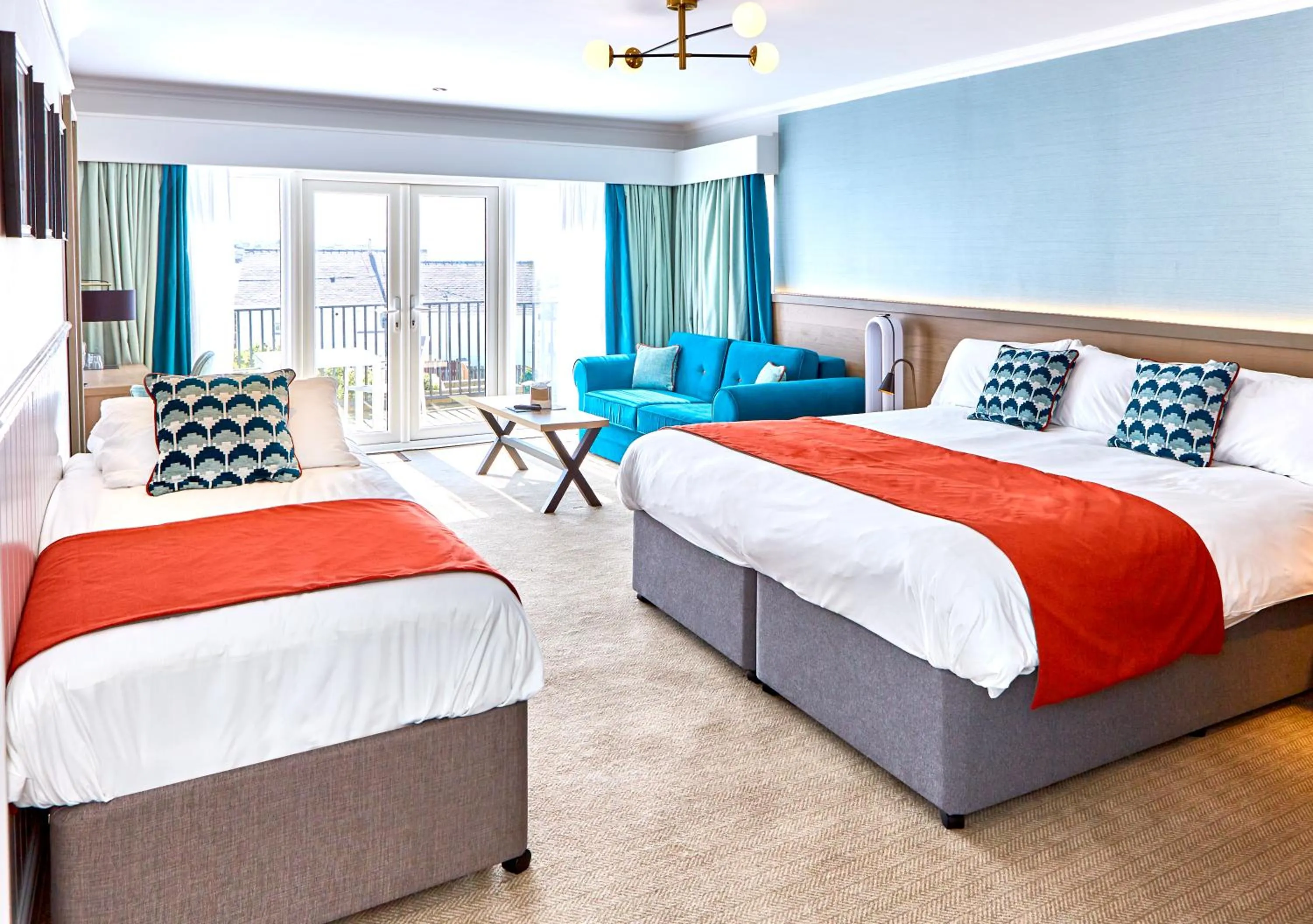 Bedroom, Bed in Trearddur Bay Hotel