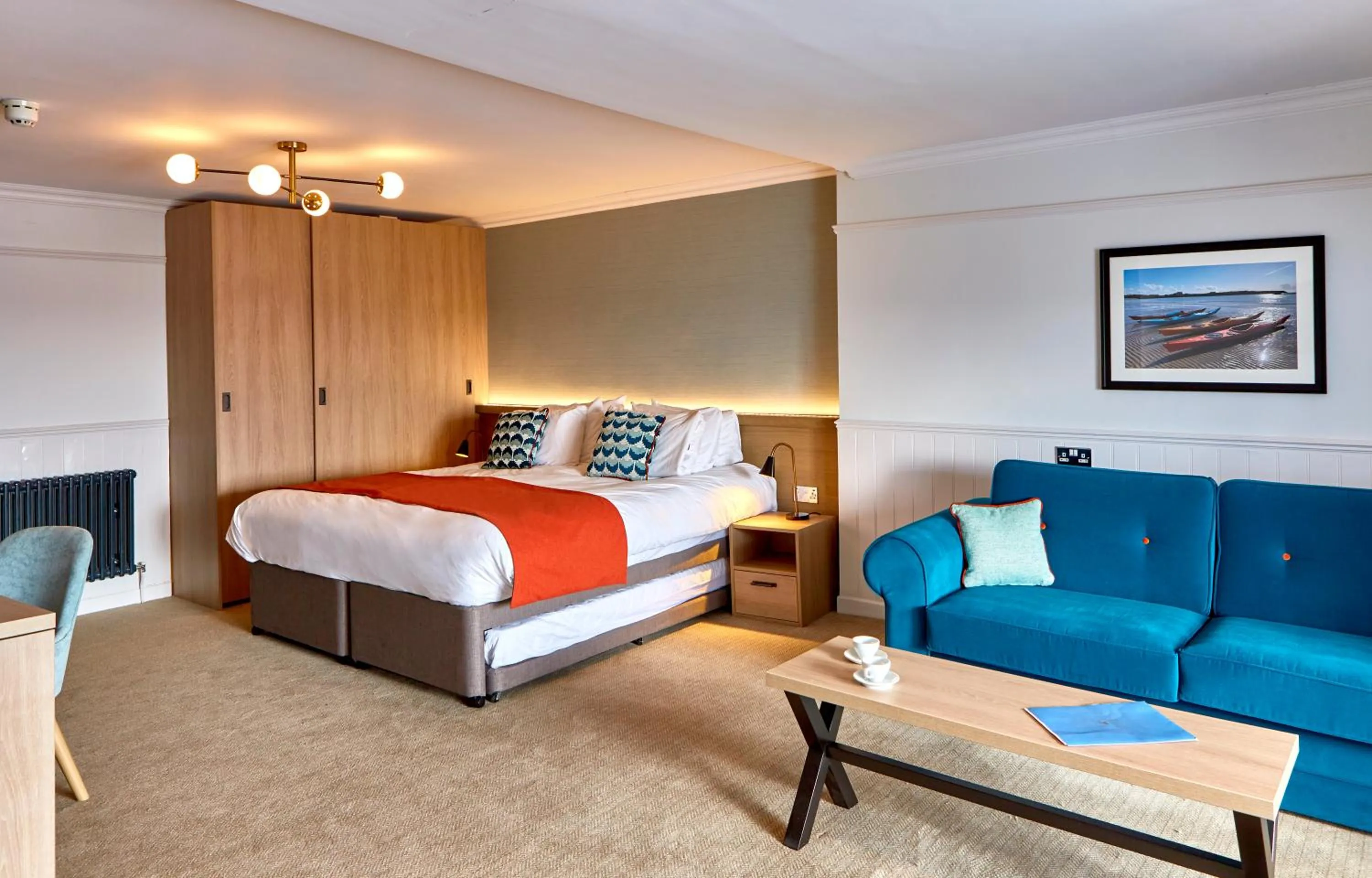 Bedroom, Bed in Trearddur Bay Hotel