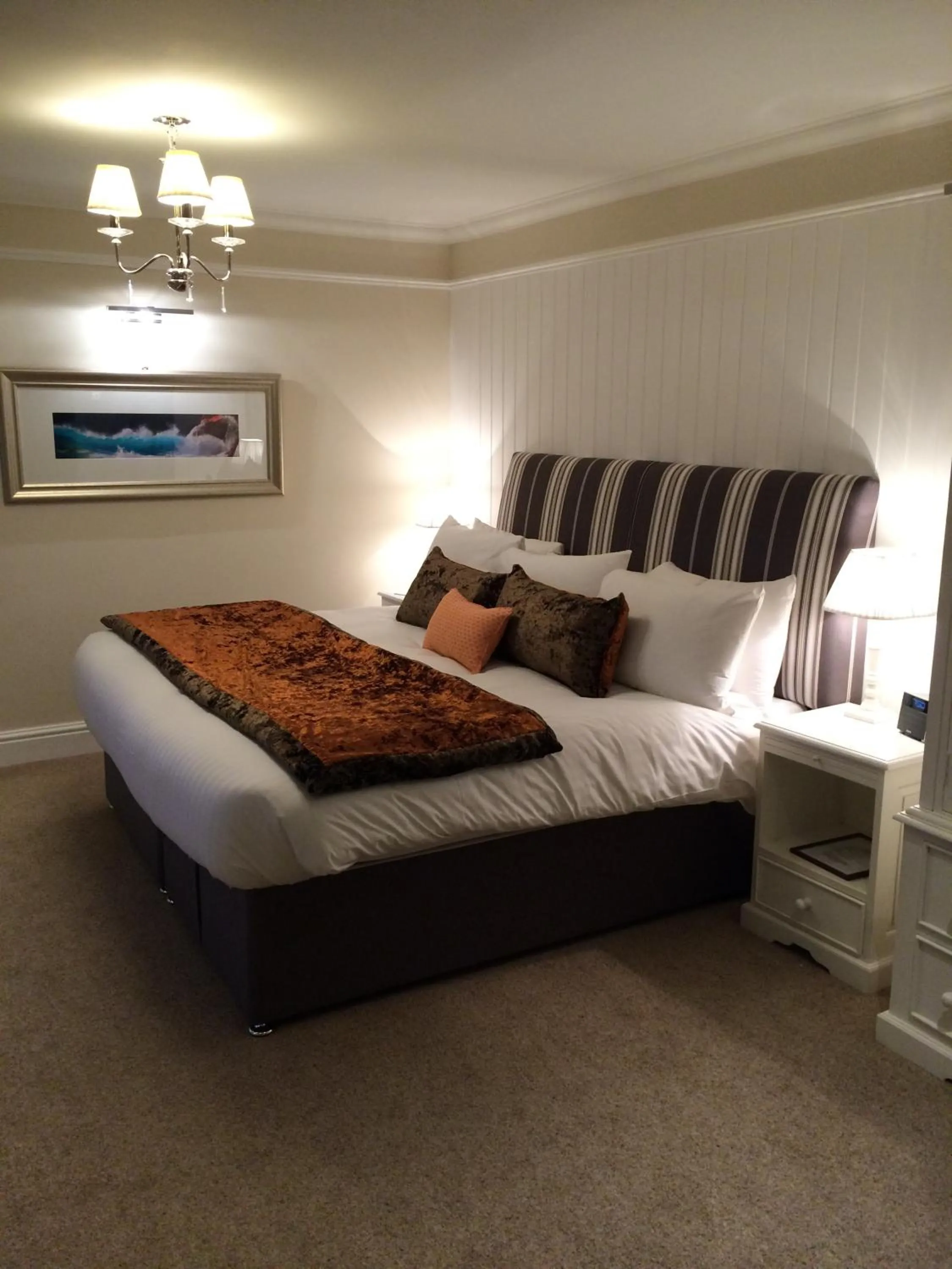 Bed in Trearddur Bay Hotel