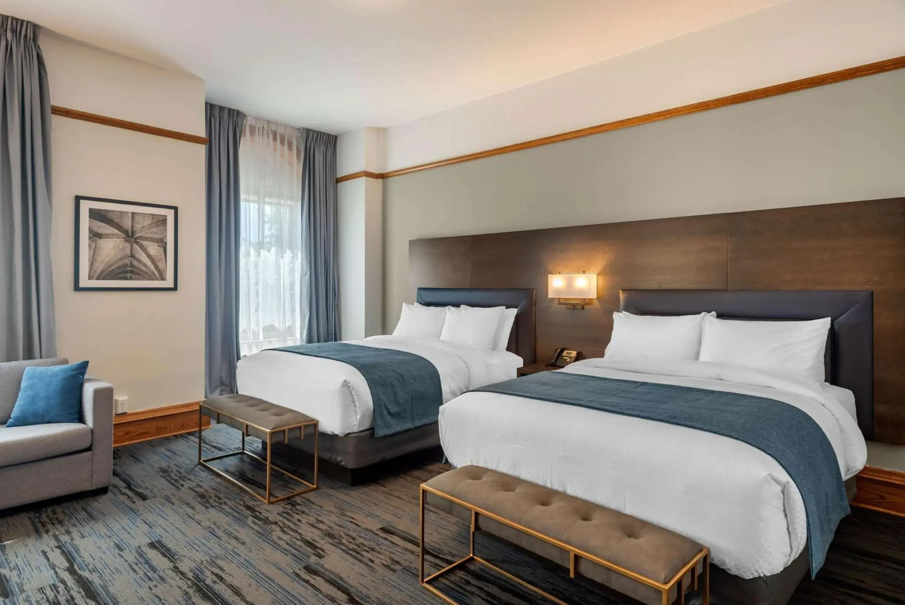 Superior Queen Room with Two Queen Beds - Non-Smoking in The Courthouse Hotel, an Ascend Collection Hotel Superior Queen Room with Two Queen Beds - Non-Smoking in The Courthouse Hotel, an Ascend Collection Hotel