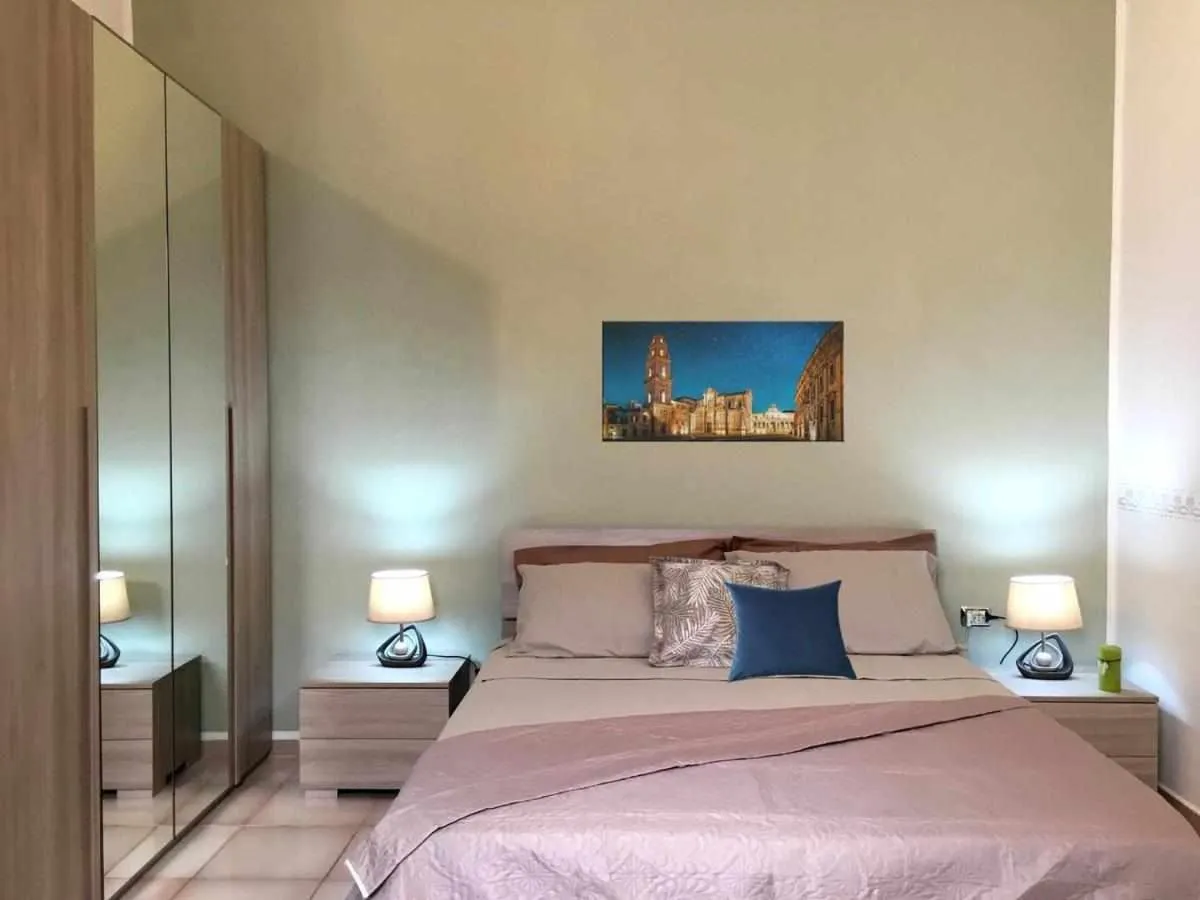 Bedroom, Bed in Wish Rooms Lecce