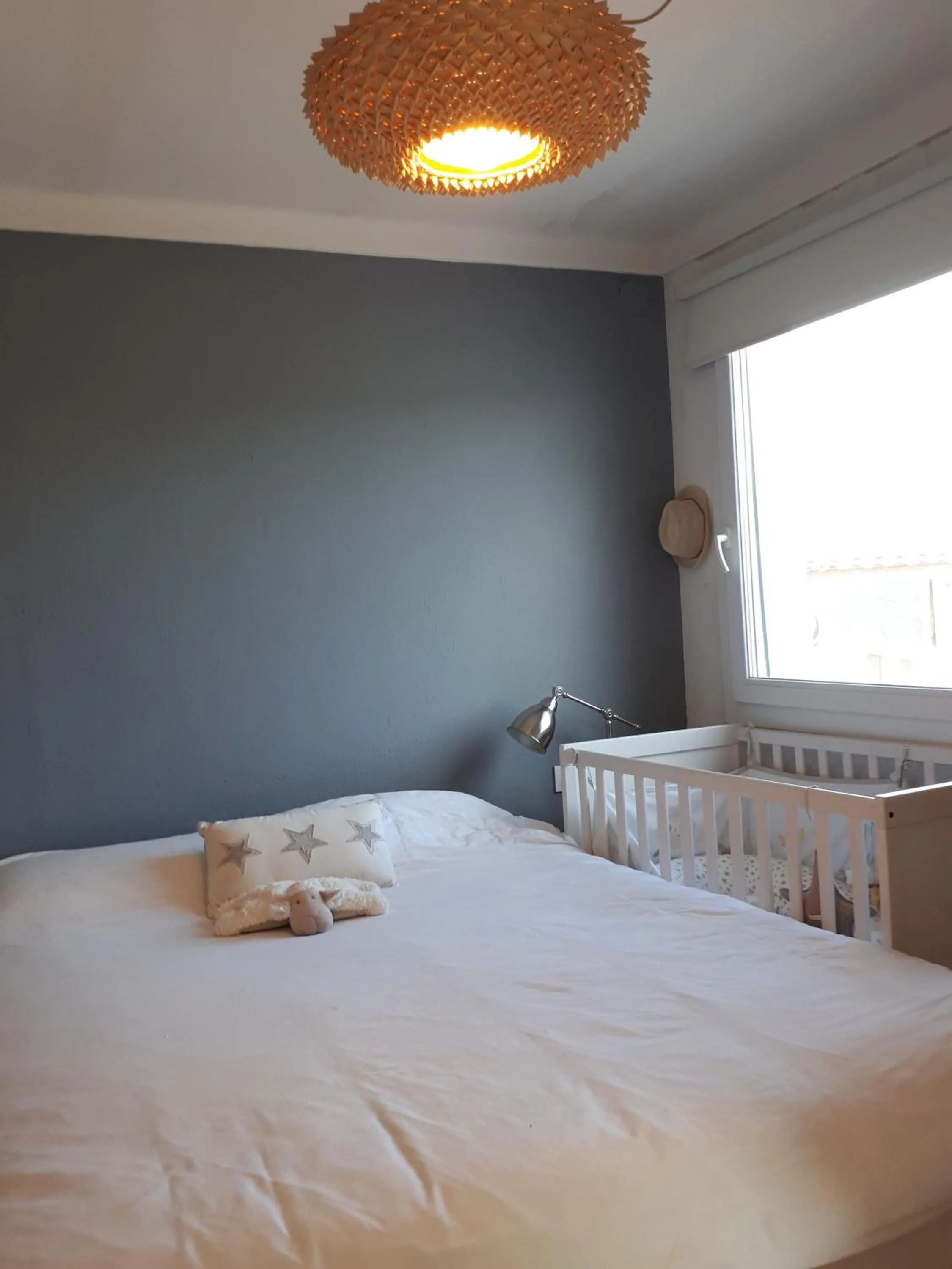 Bed in Apartamento en casa de campo cerca de la playa