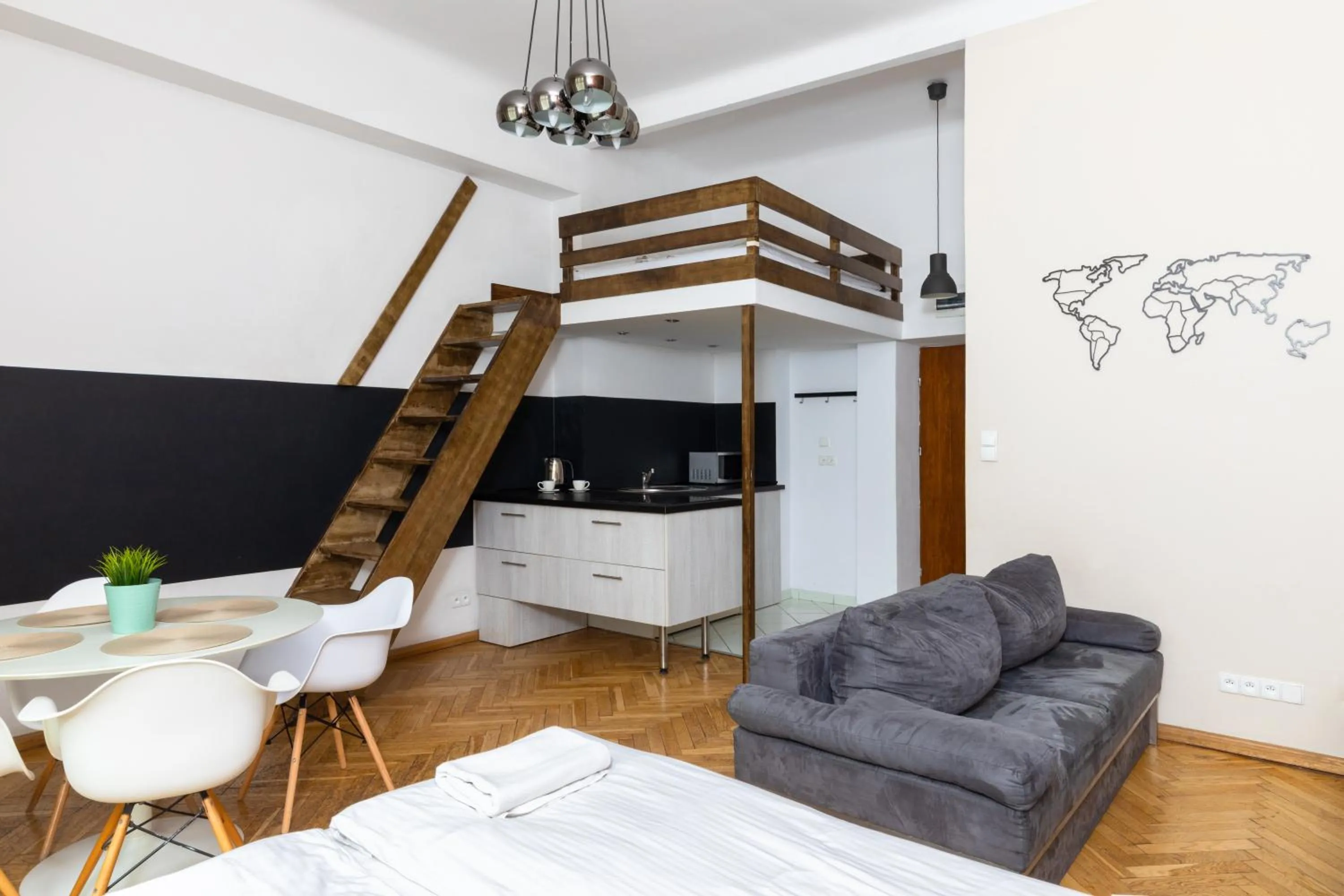 Living room in Fresh Apartments