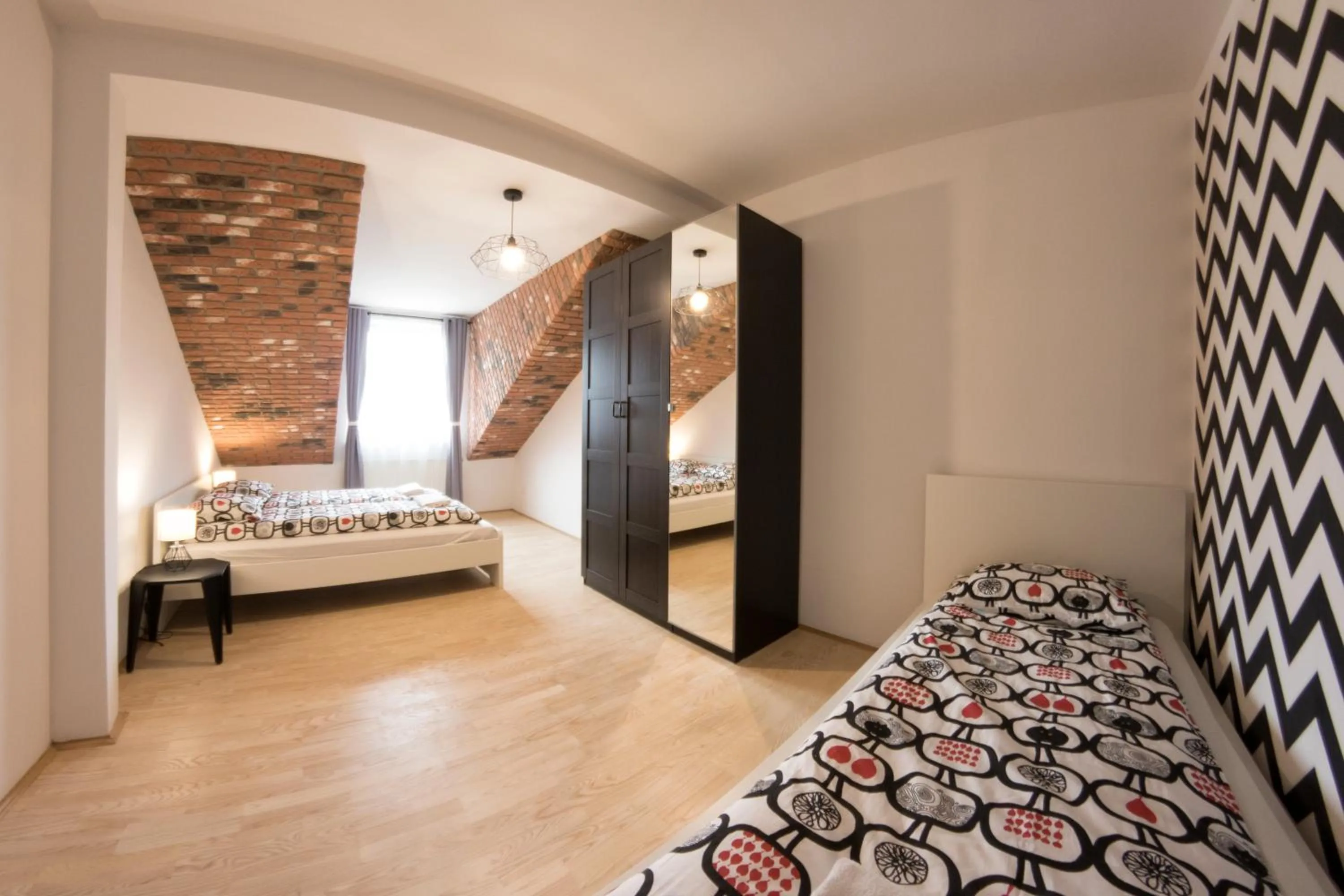 Bedroom, Bed in Fresh Apartments