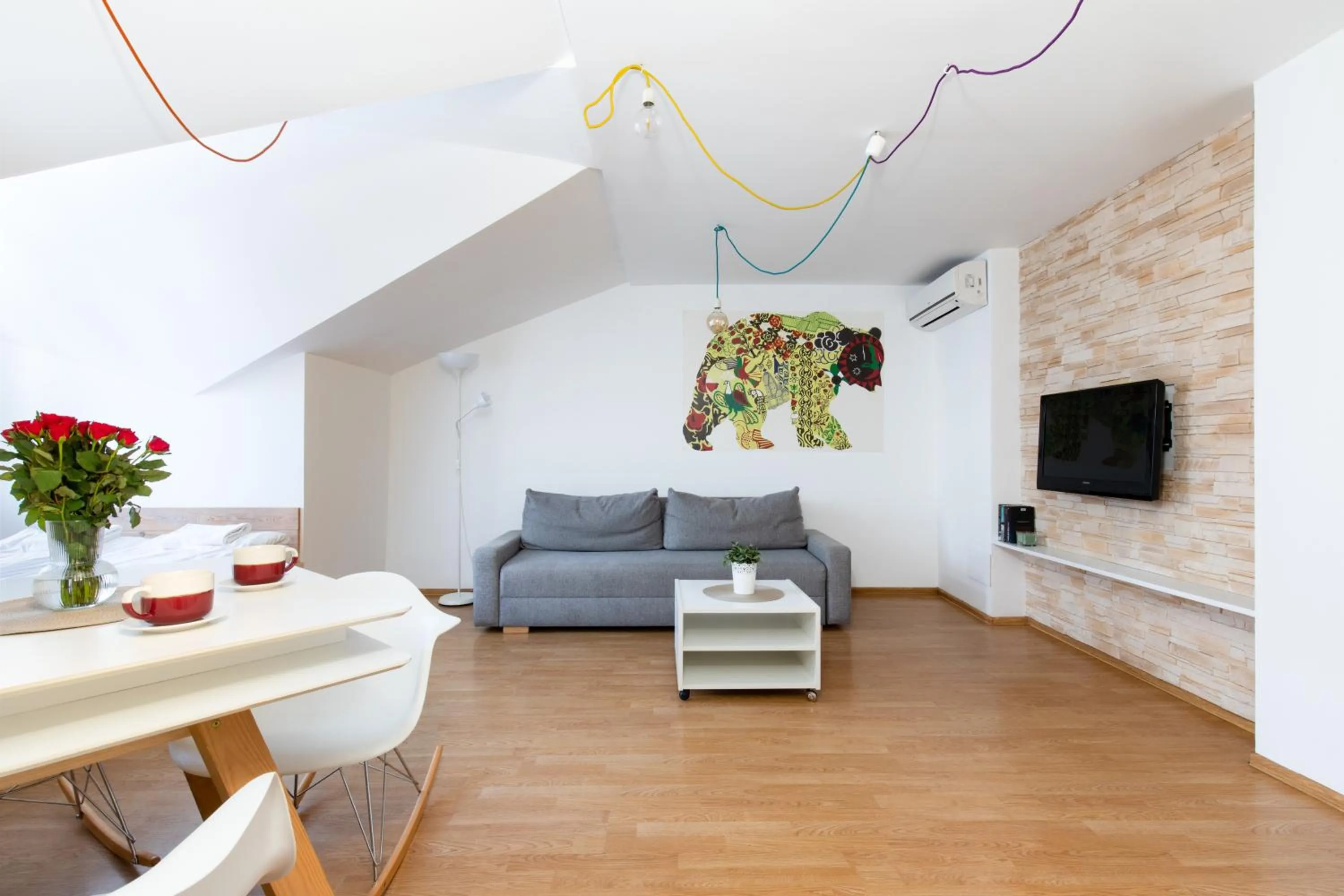 Living room in Fresh Apartments