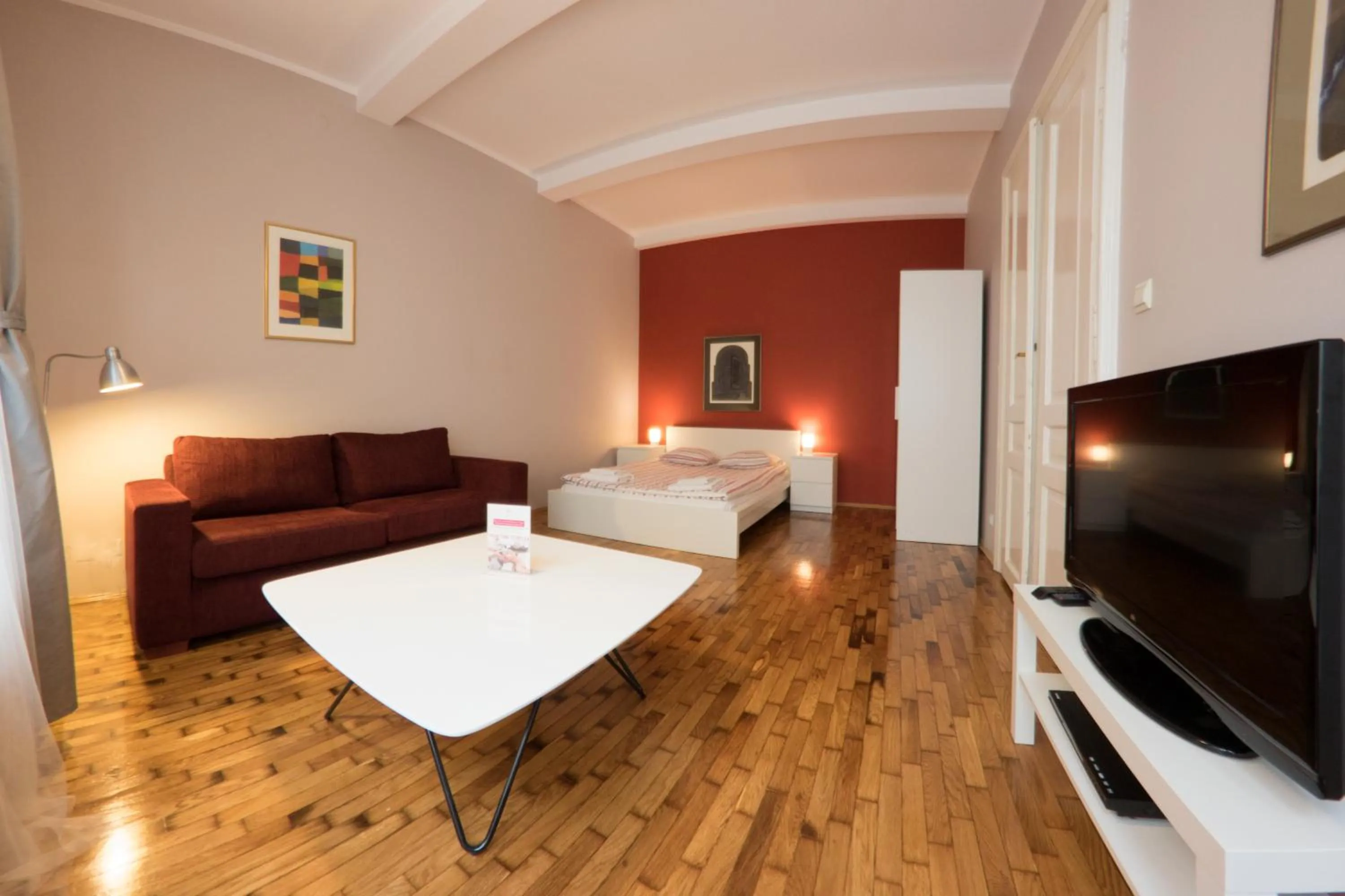 TV and multimedia, Bed in Fresh Apartments