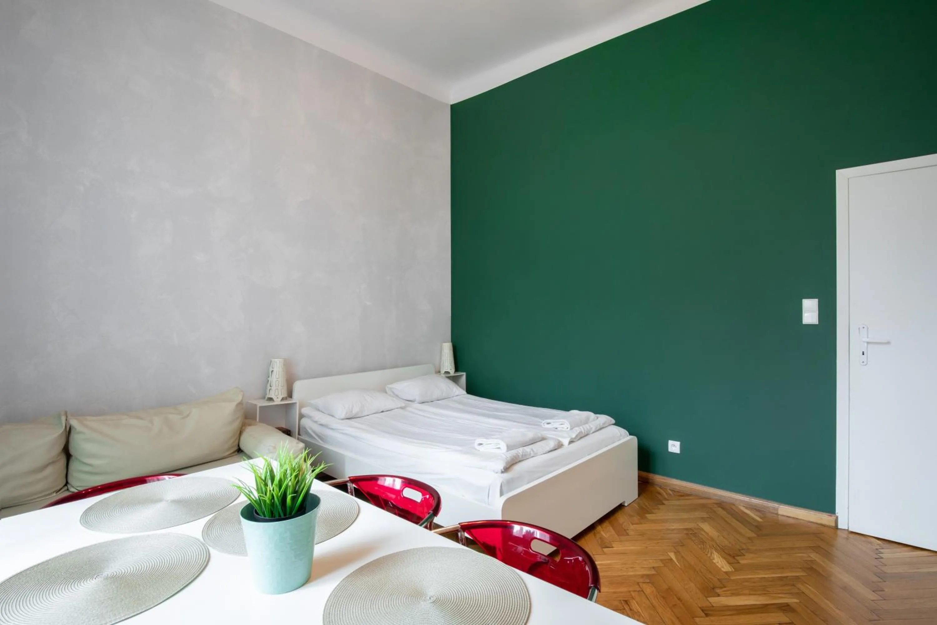 Photo of the whole room, Bed in Fresh Apartments