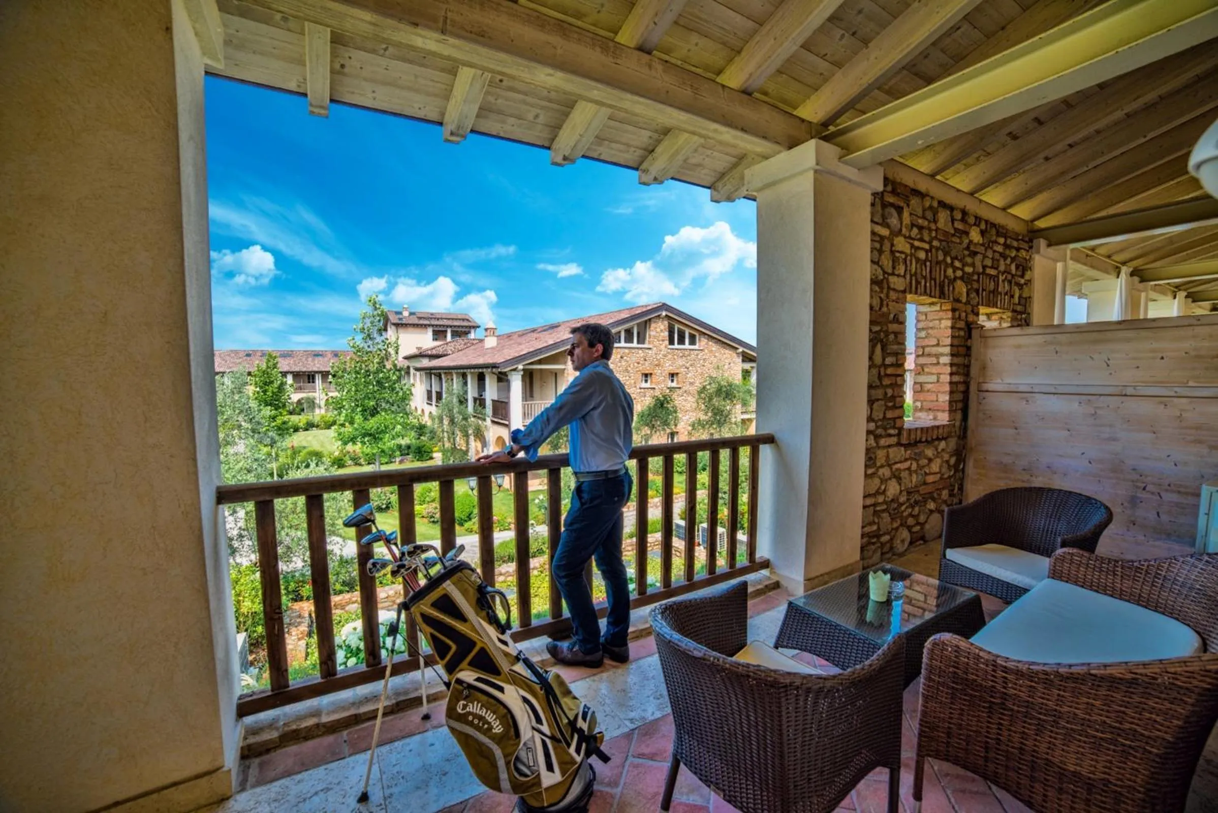 Garden in Garda Residence San Vigilio Golf