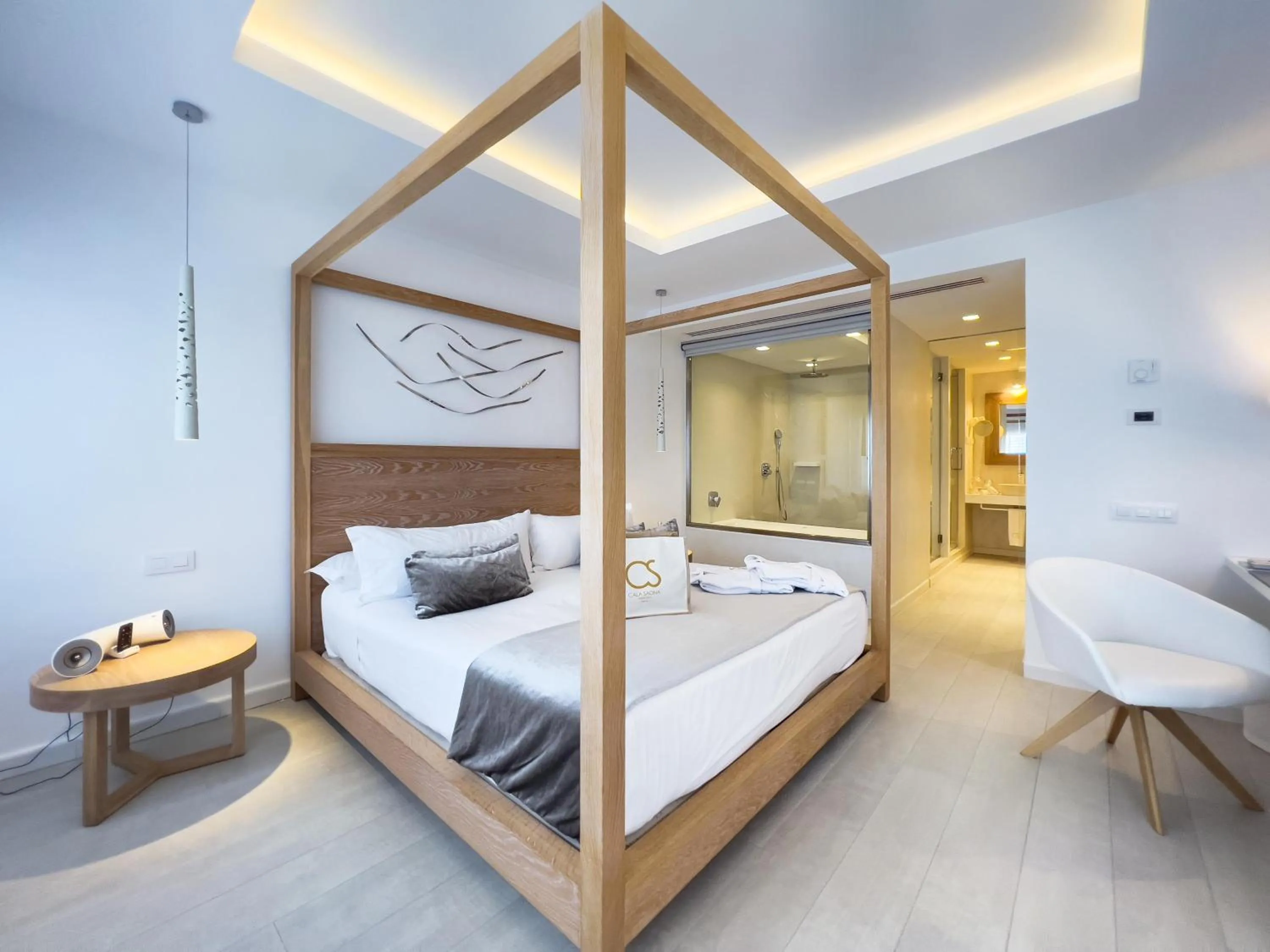 Bed in Hotel Cala Saona & Spa