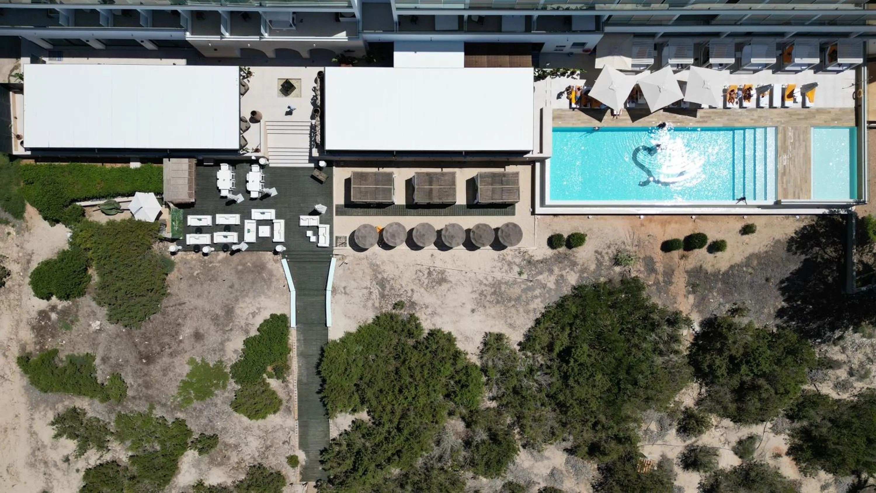Bird's eye view in Hotel Cala Saona & Spa