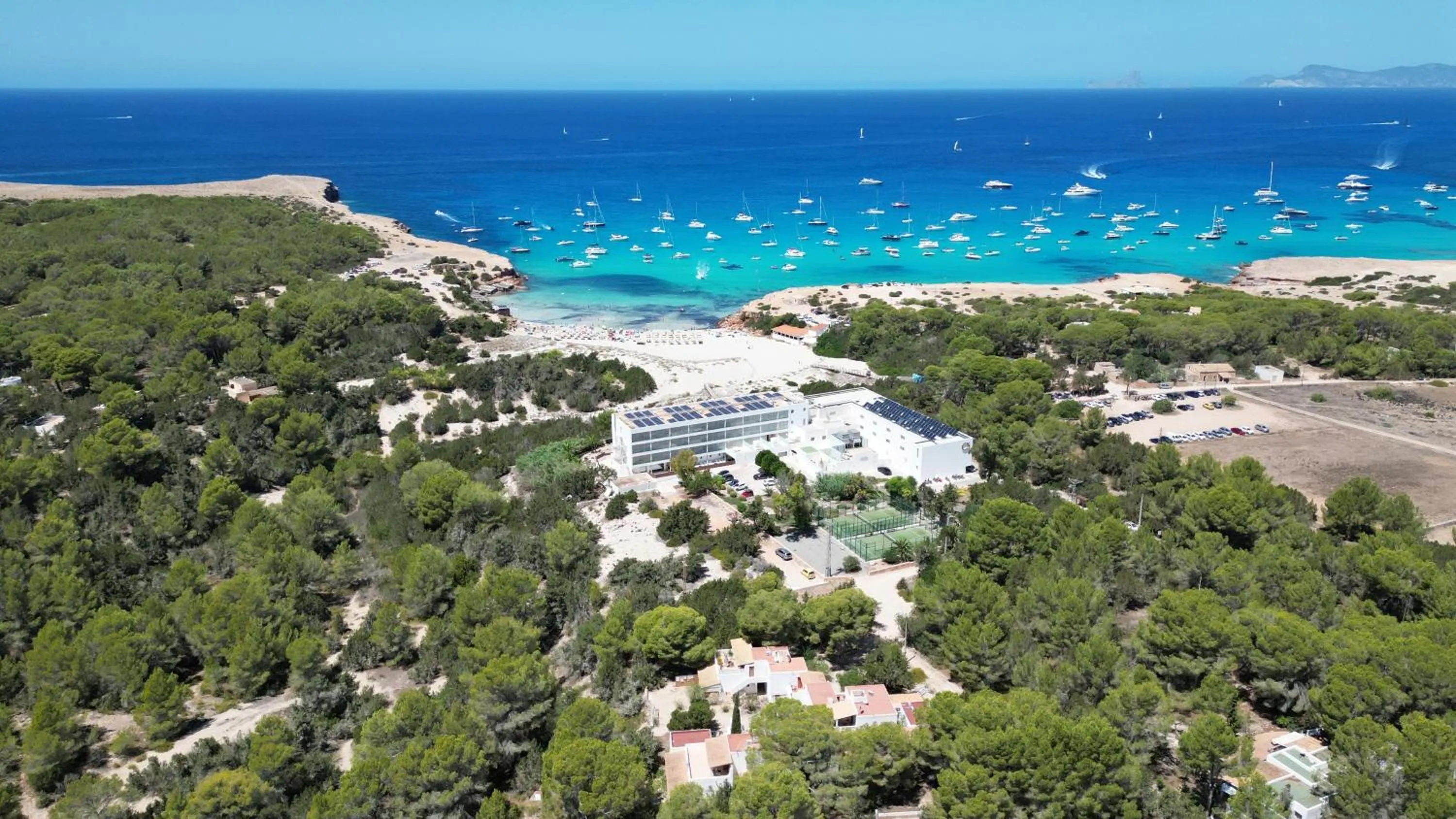 Bird's eye view in Hotel Cala Saona & Spa