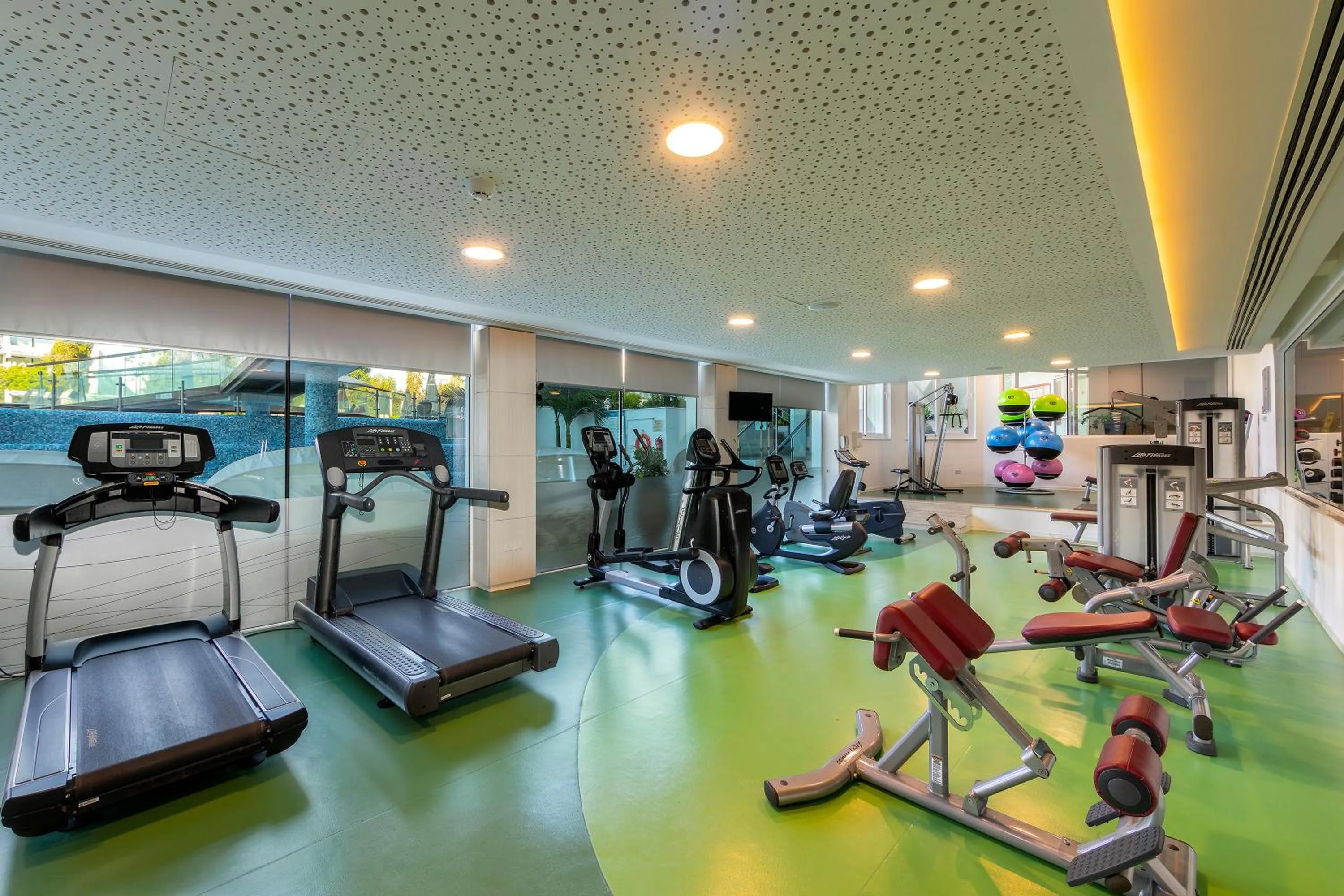 Fitness centre/facilities in Melissi Beach Hotel & Spa