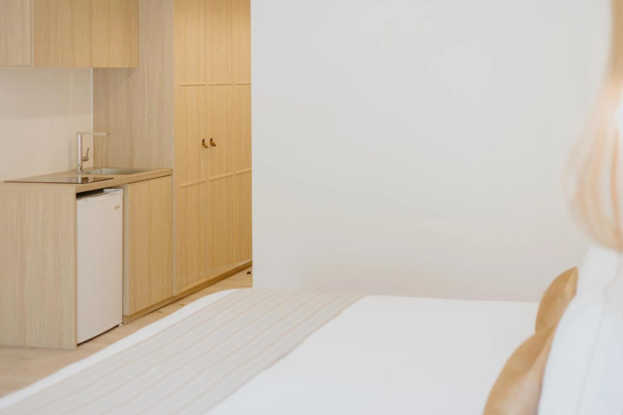 Living room, Bed in Melissi Beach Hotel & Spa