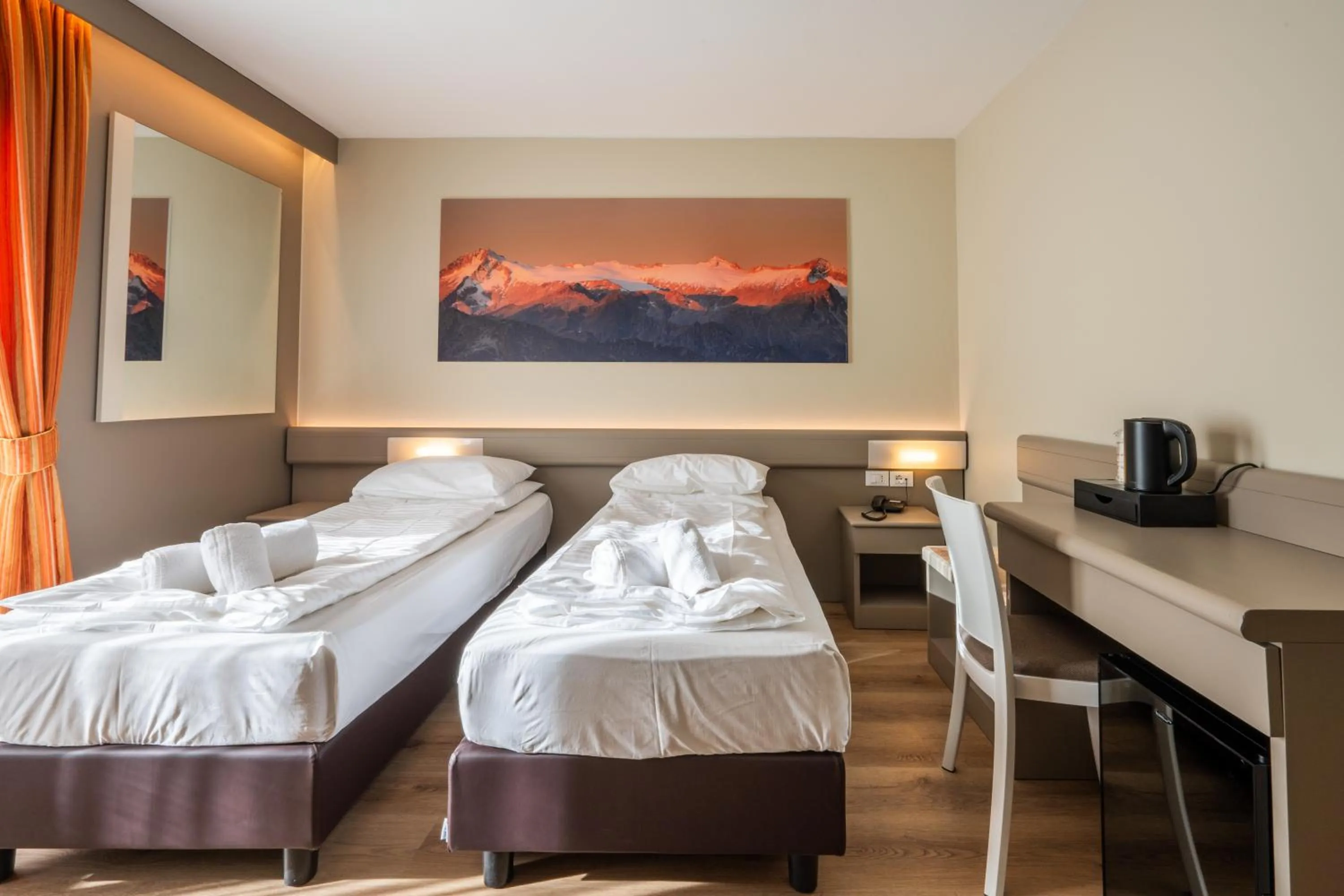 Bed in Hotel Collini