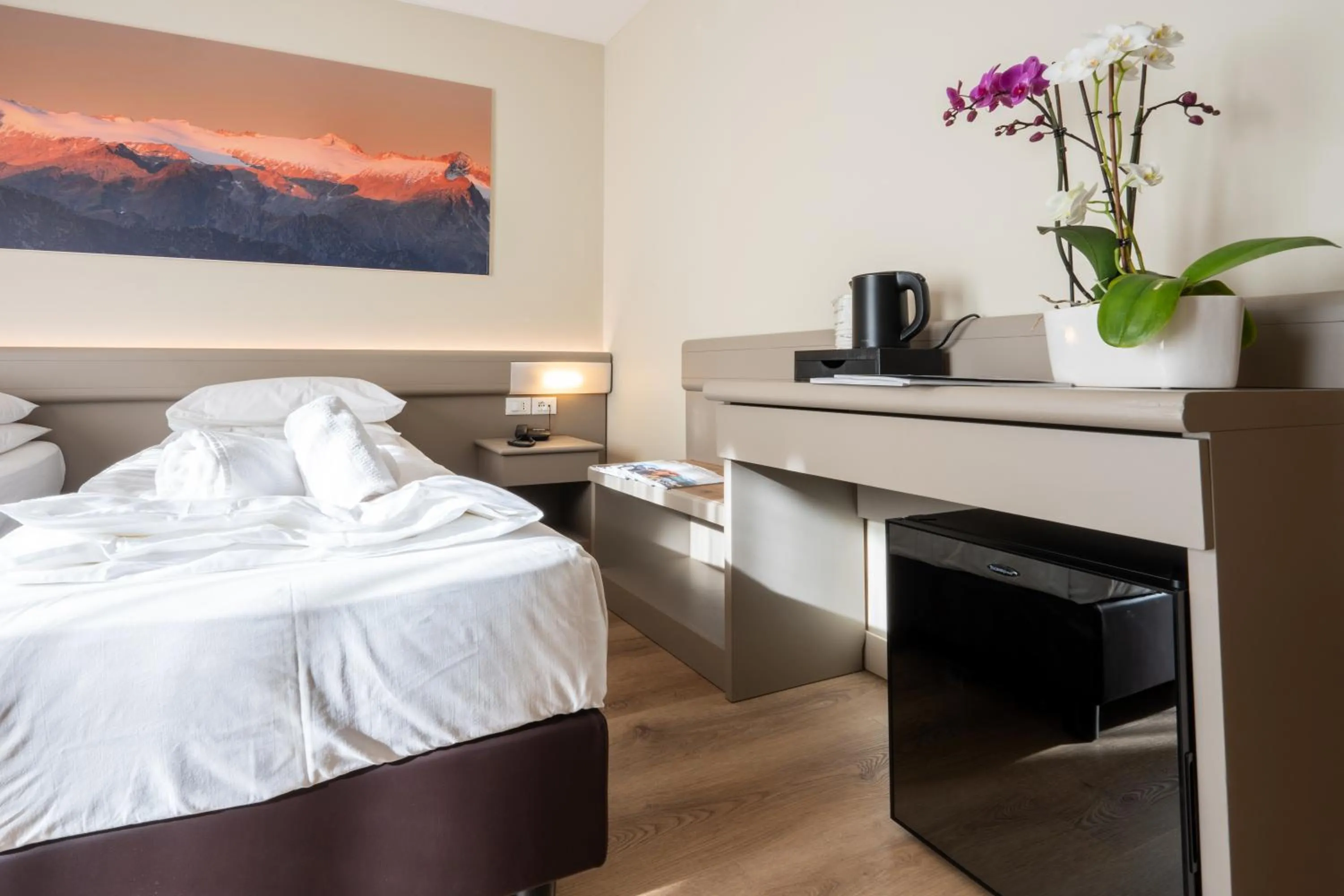 Bed in Hotel Collini