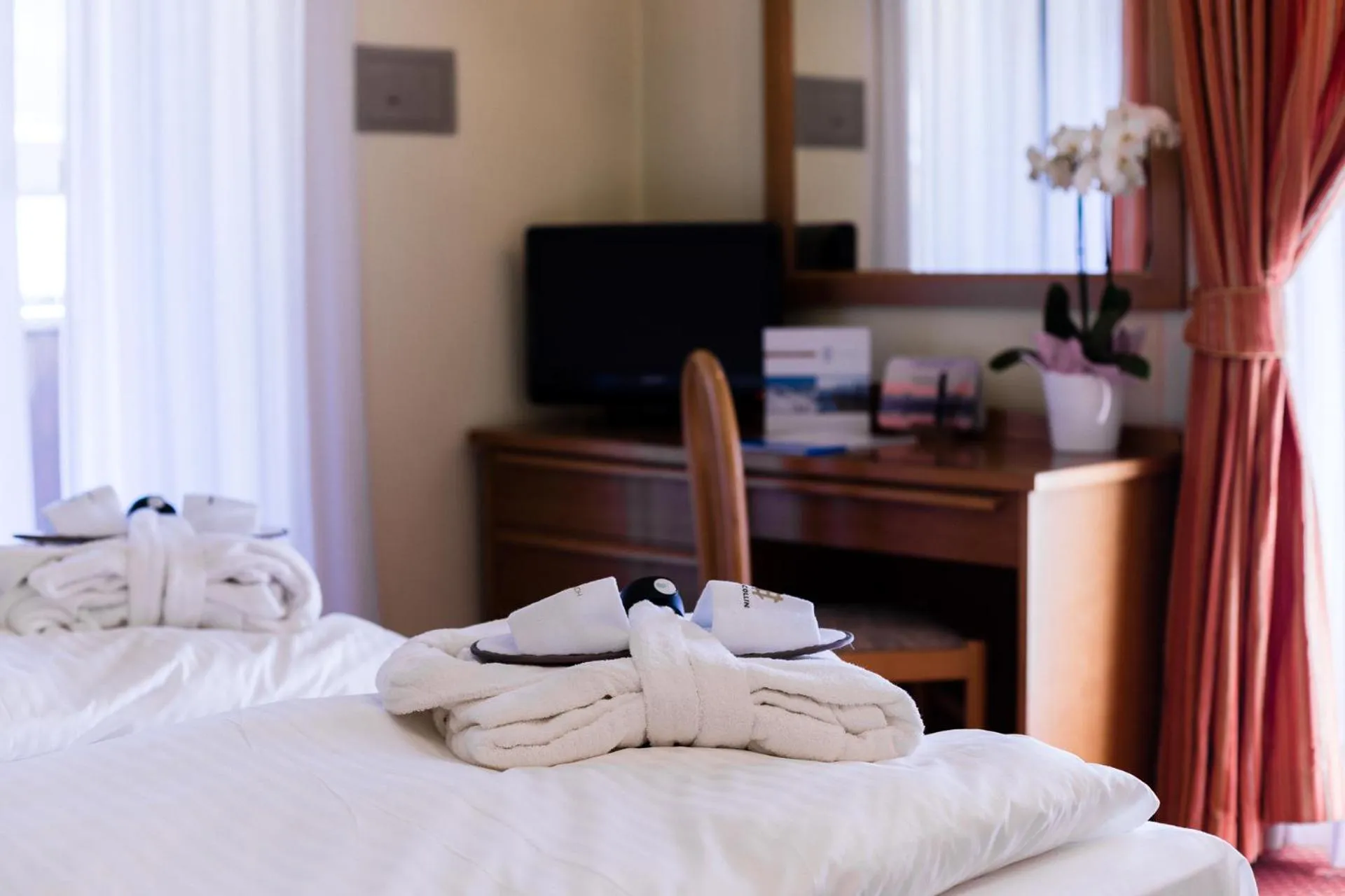 Bed in Hotel Collini