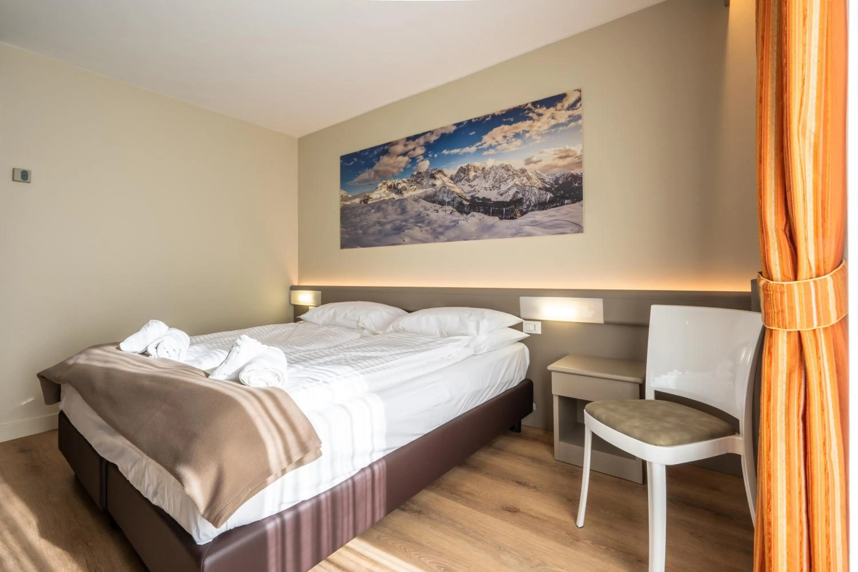 Bed in Hotel Collini