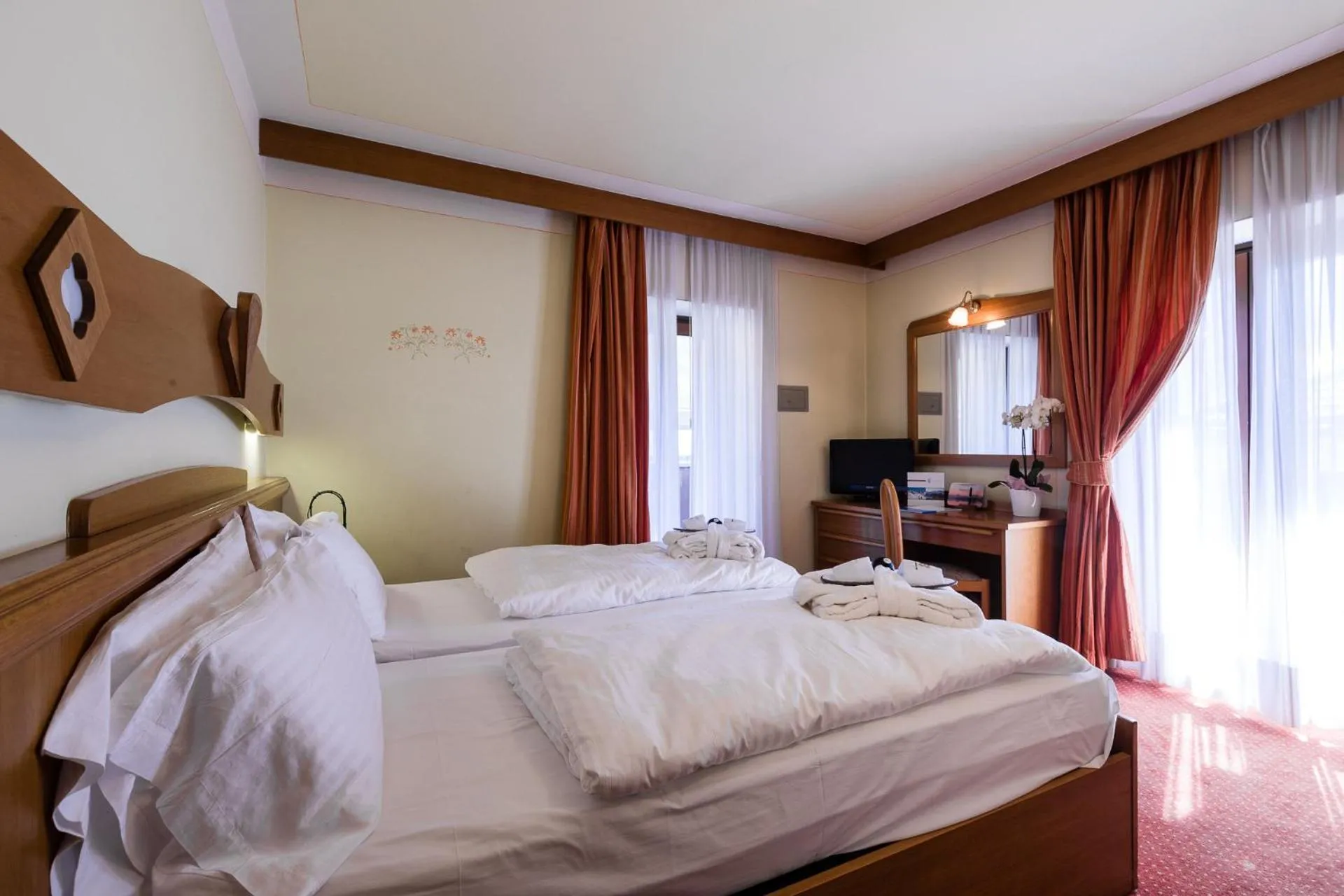 Bed in Hotel Collini