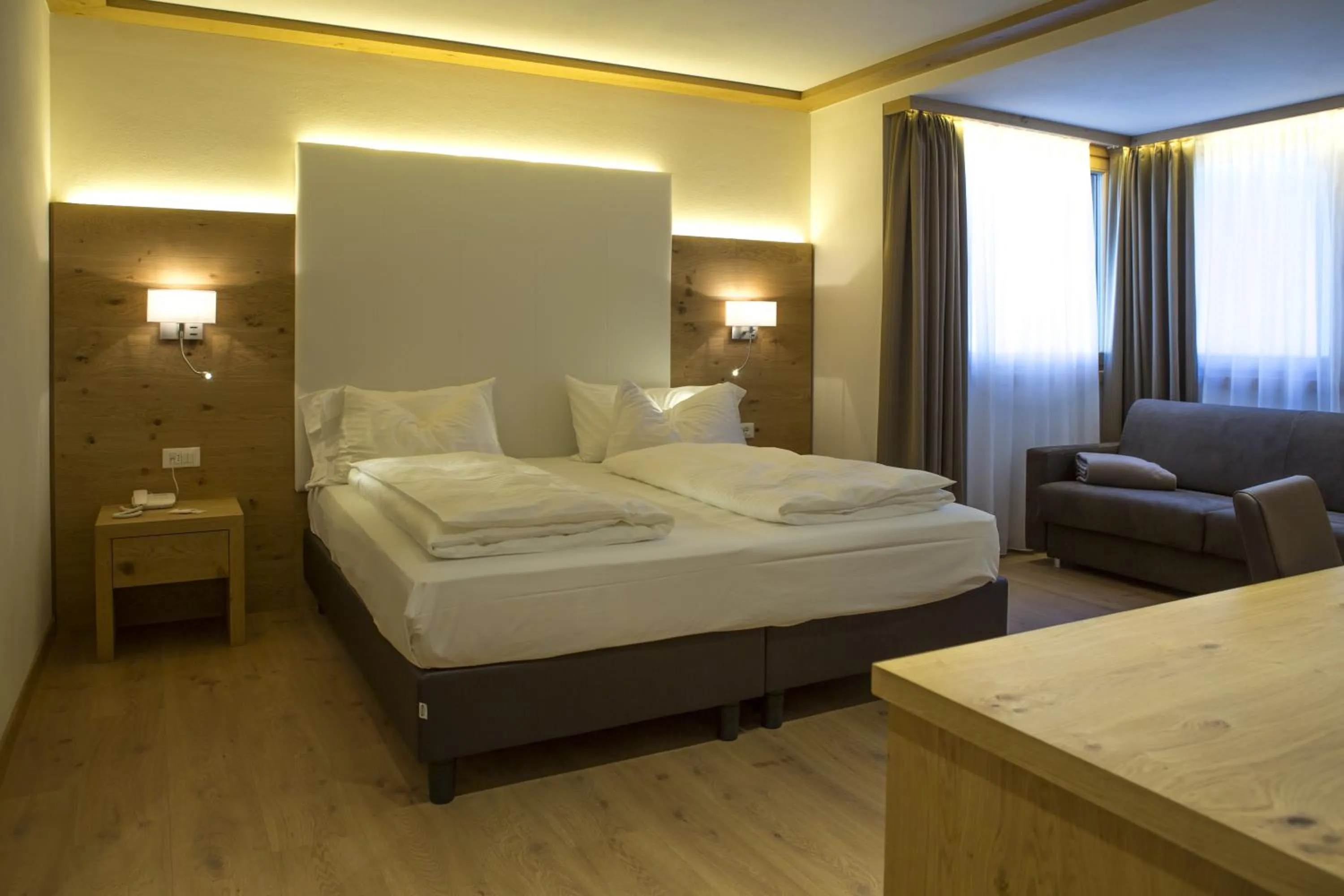 Bed in Hotel Collini