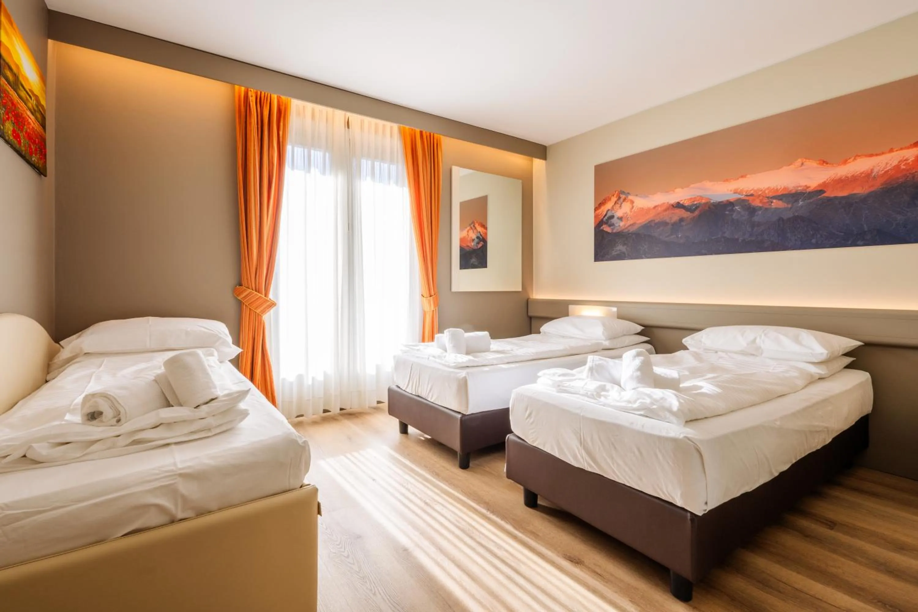 Bed in Hotel Collini