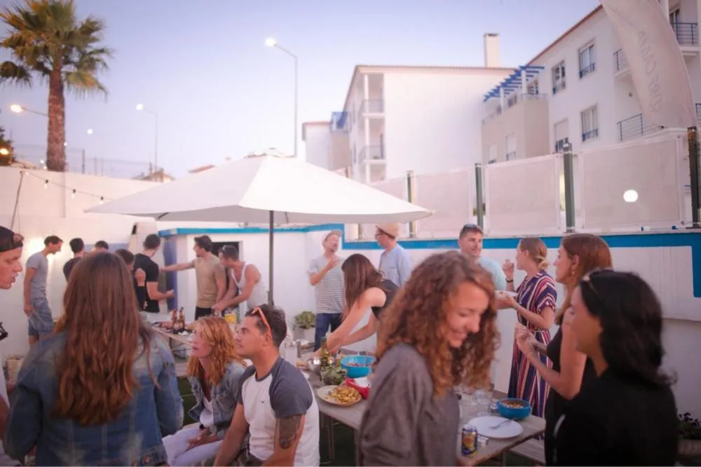 People in Surfer's Den Ericeira