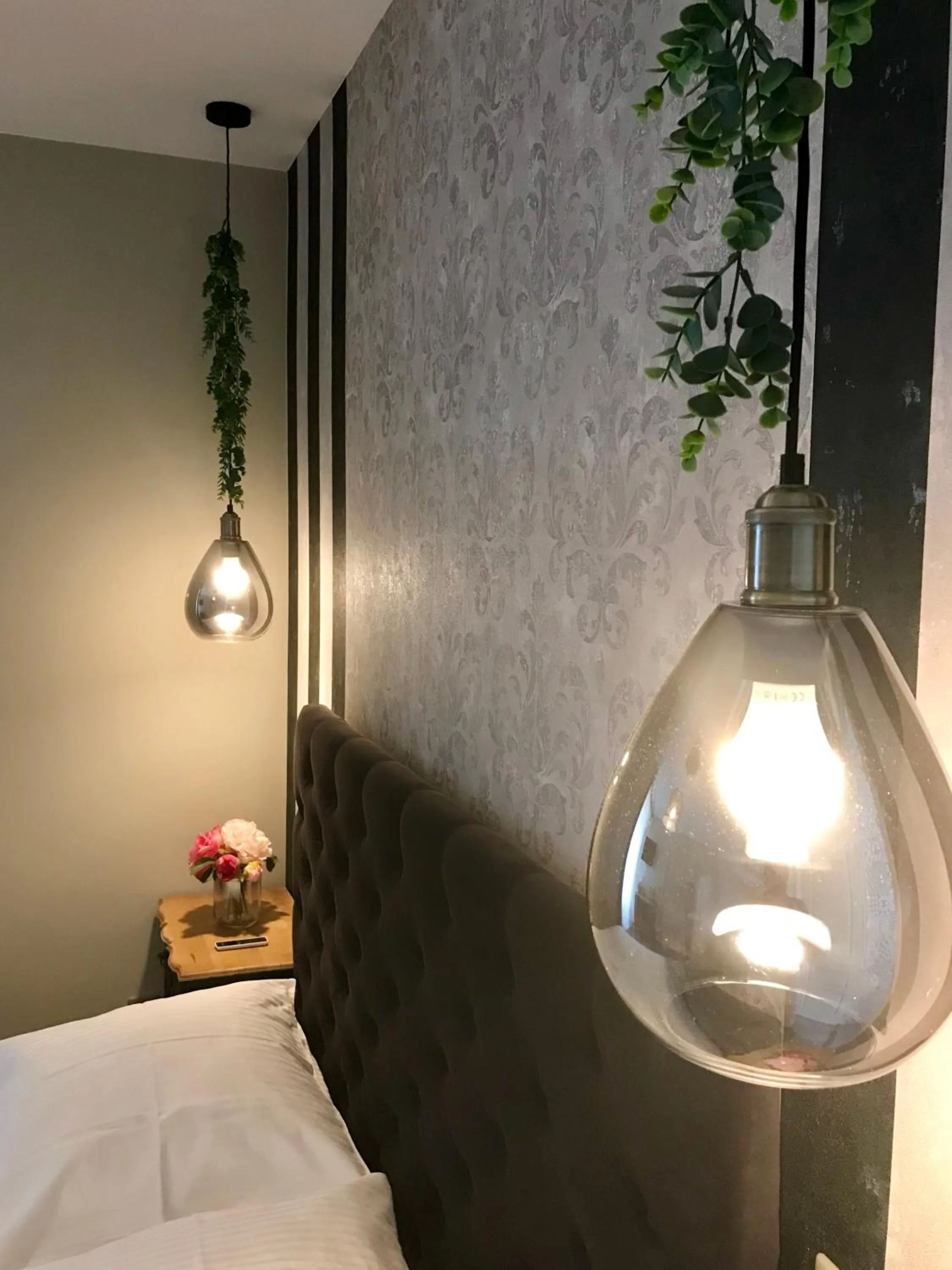 Bed in Les Chambres d'Hotes chez Alisa et Daniel