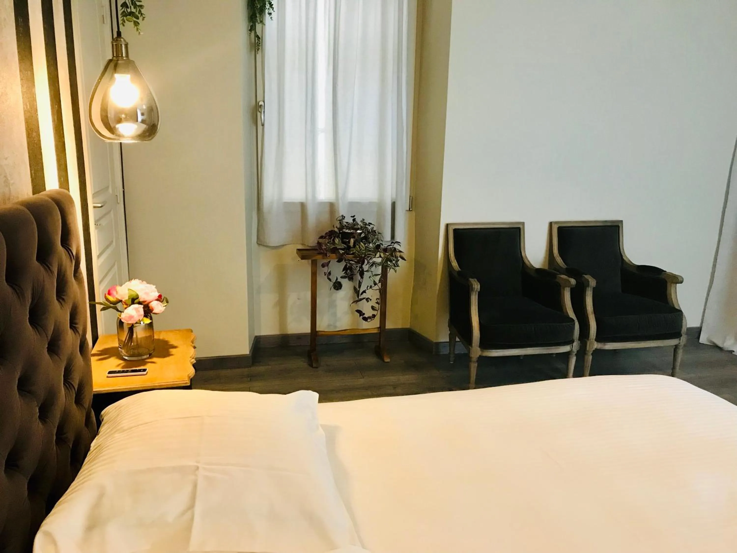 Bed in Les Chambres d'Hotes chez Alisa et Daniel