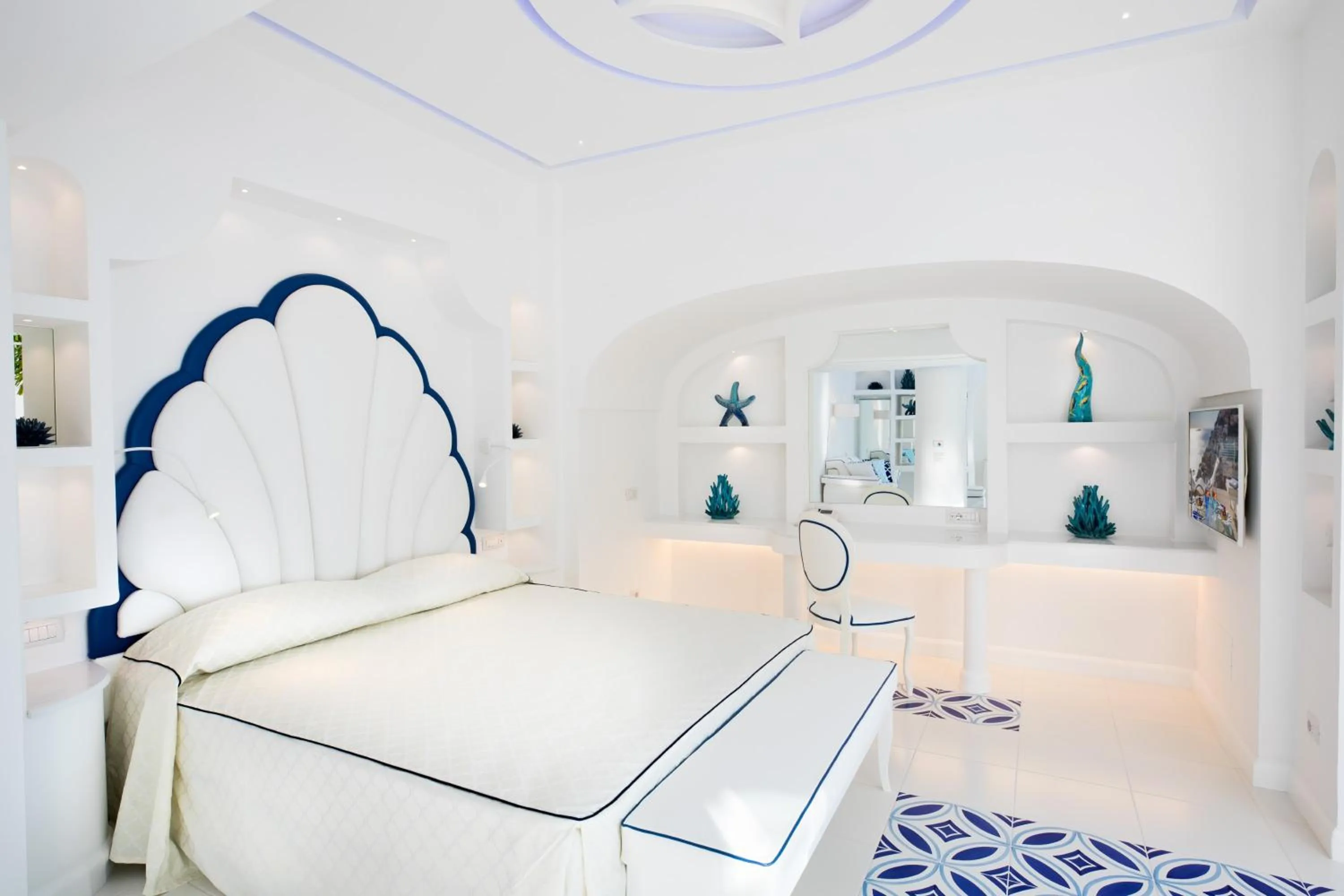 Bed in Villa Fiorentino