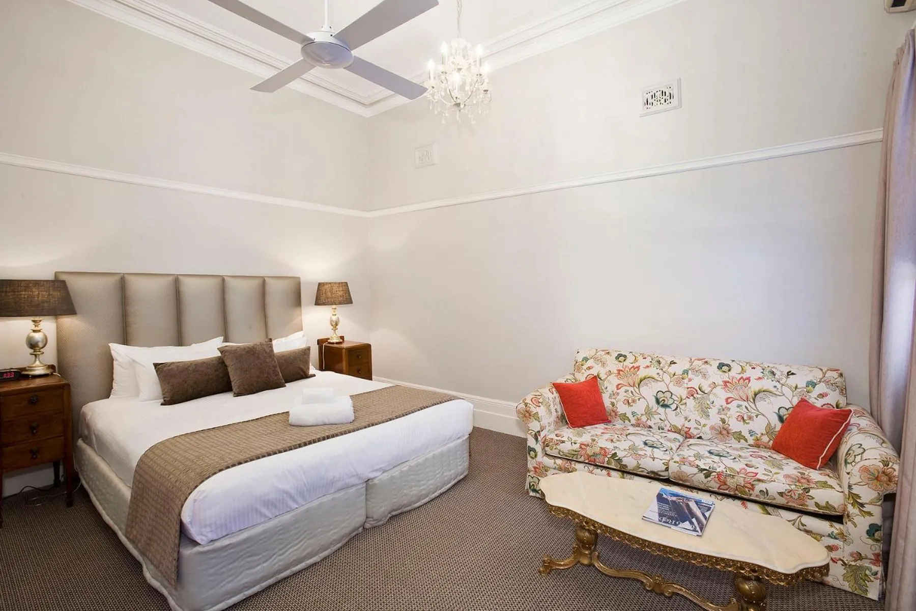 Bed in The Hughenden Boutique Hotel