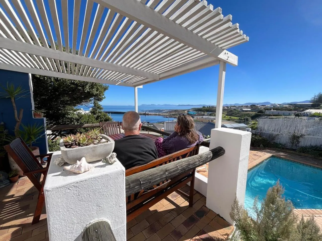 Patio in Saxon Lodge