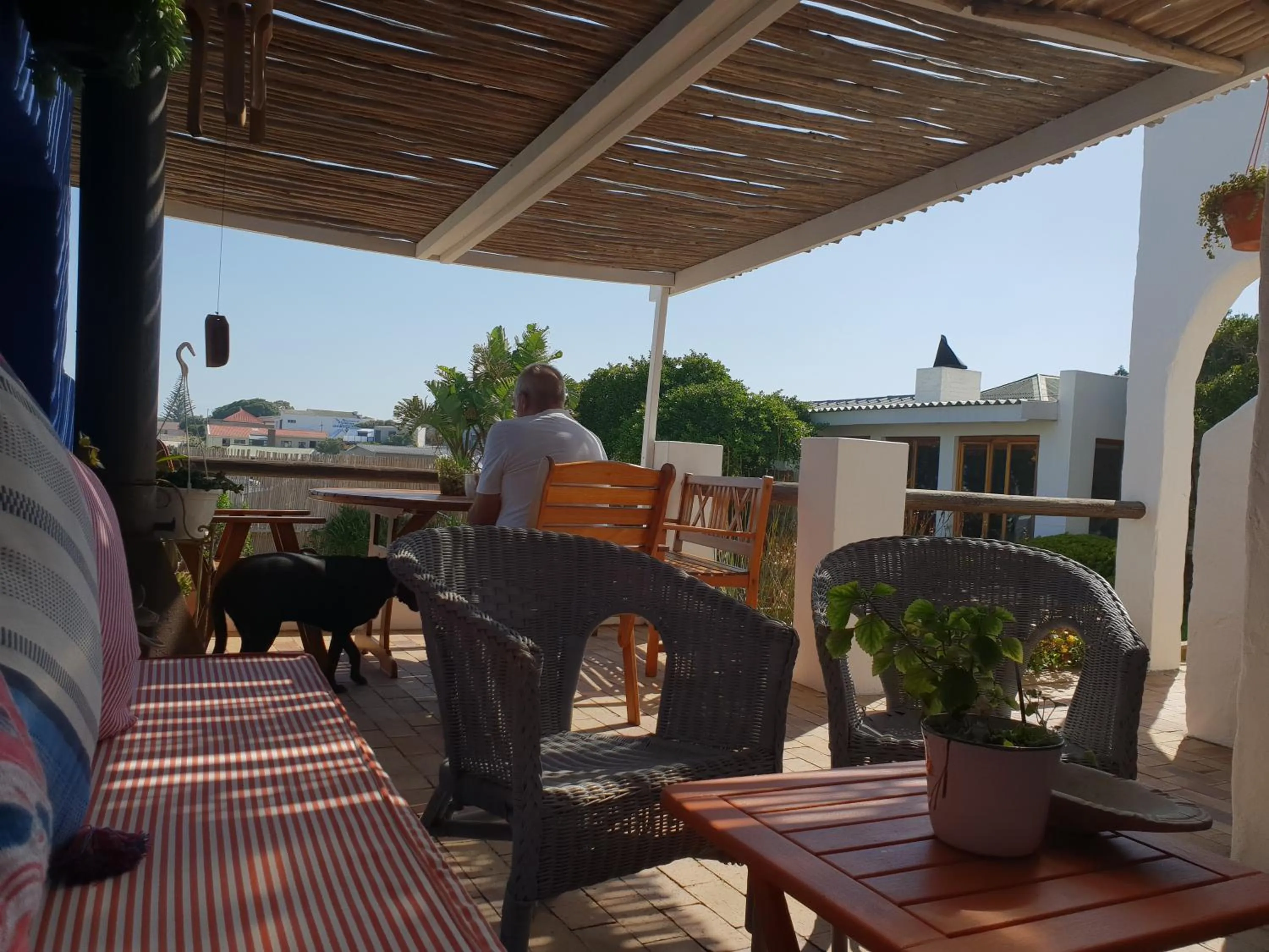 Patio in Saxon Lodge