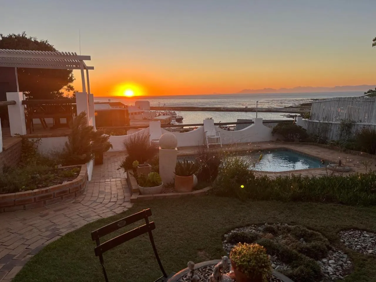 Patio in Saxon Lodge