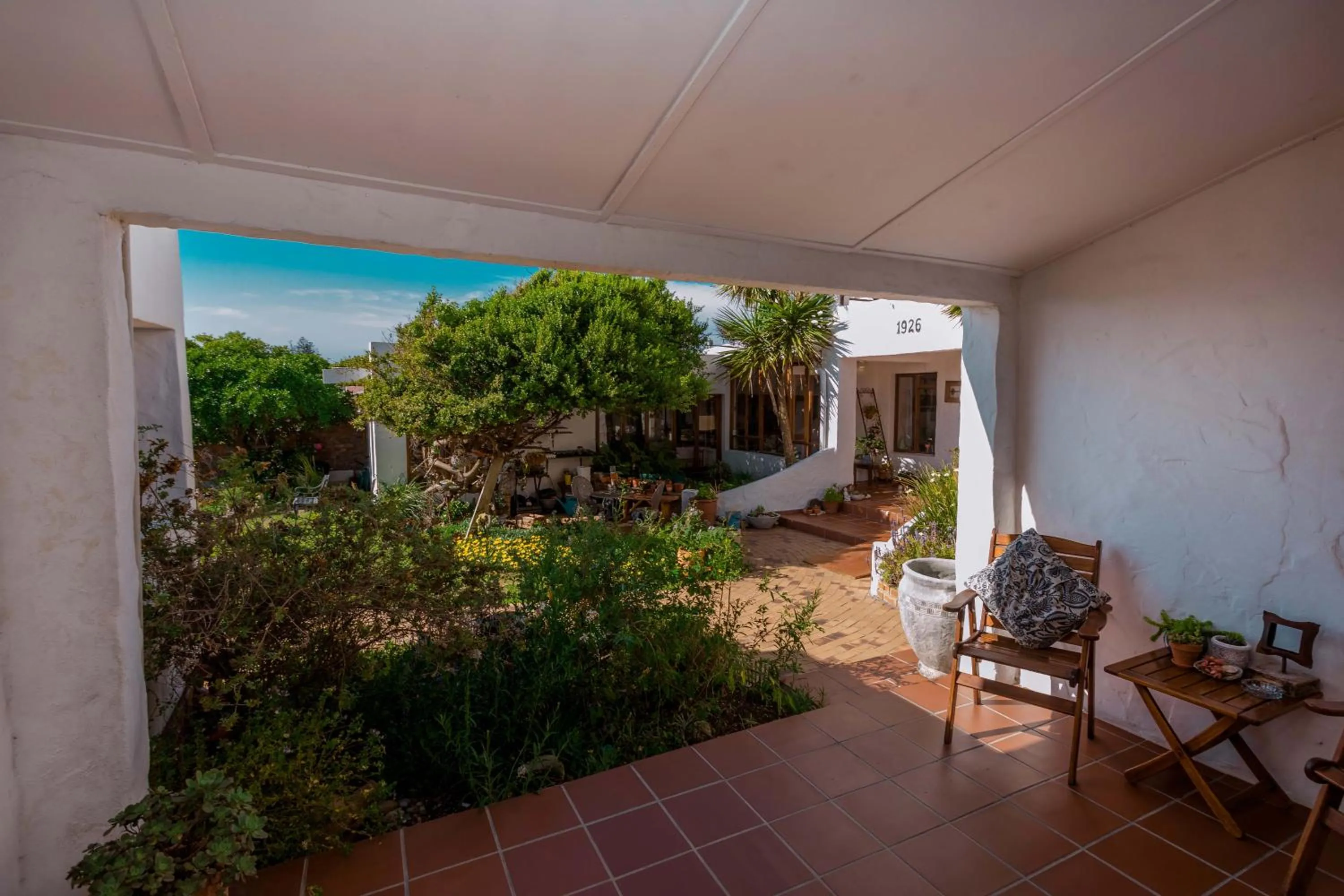 Patio in Saxon Lodge