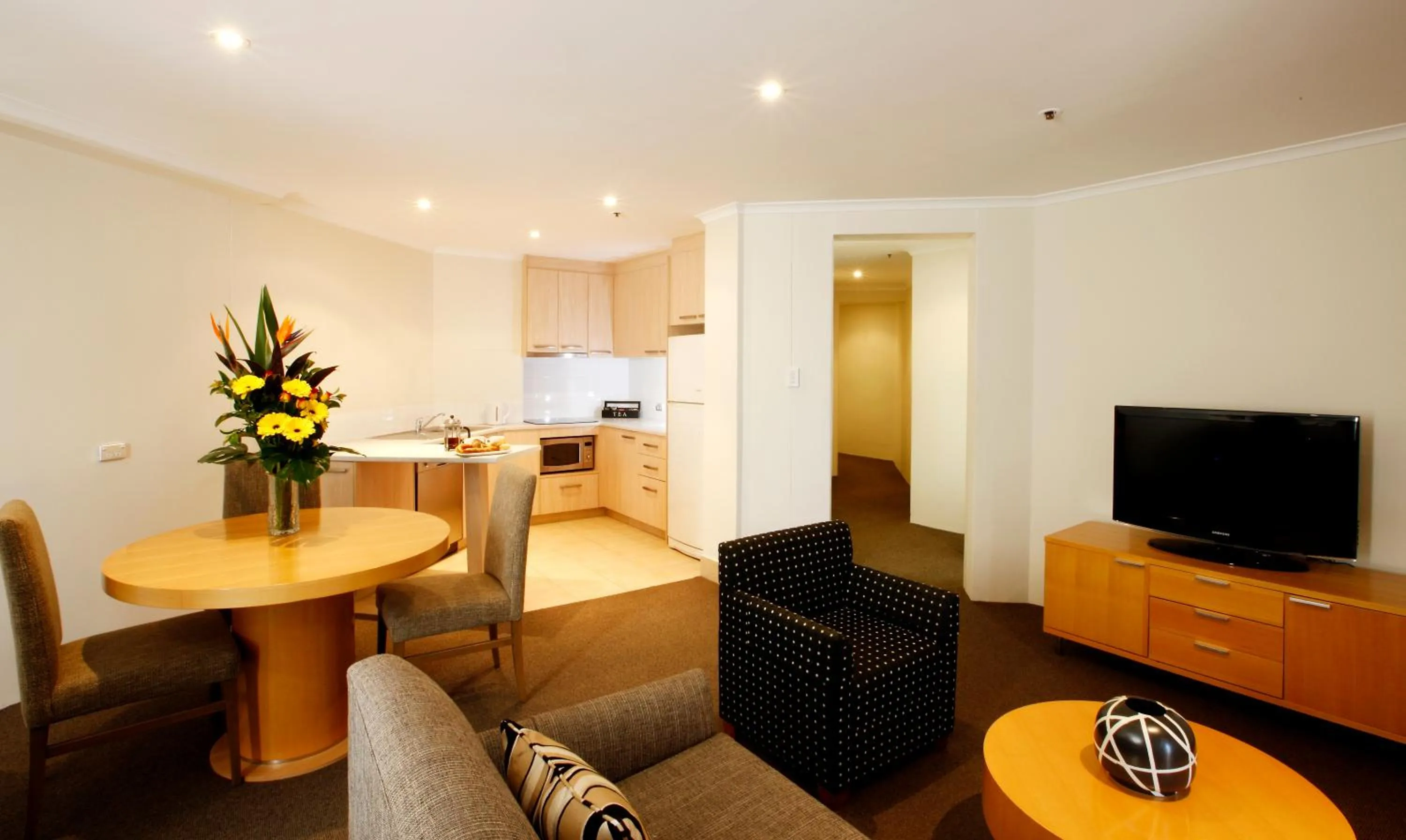 Living room in The York by Swiss-Belhotel