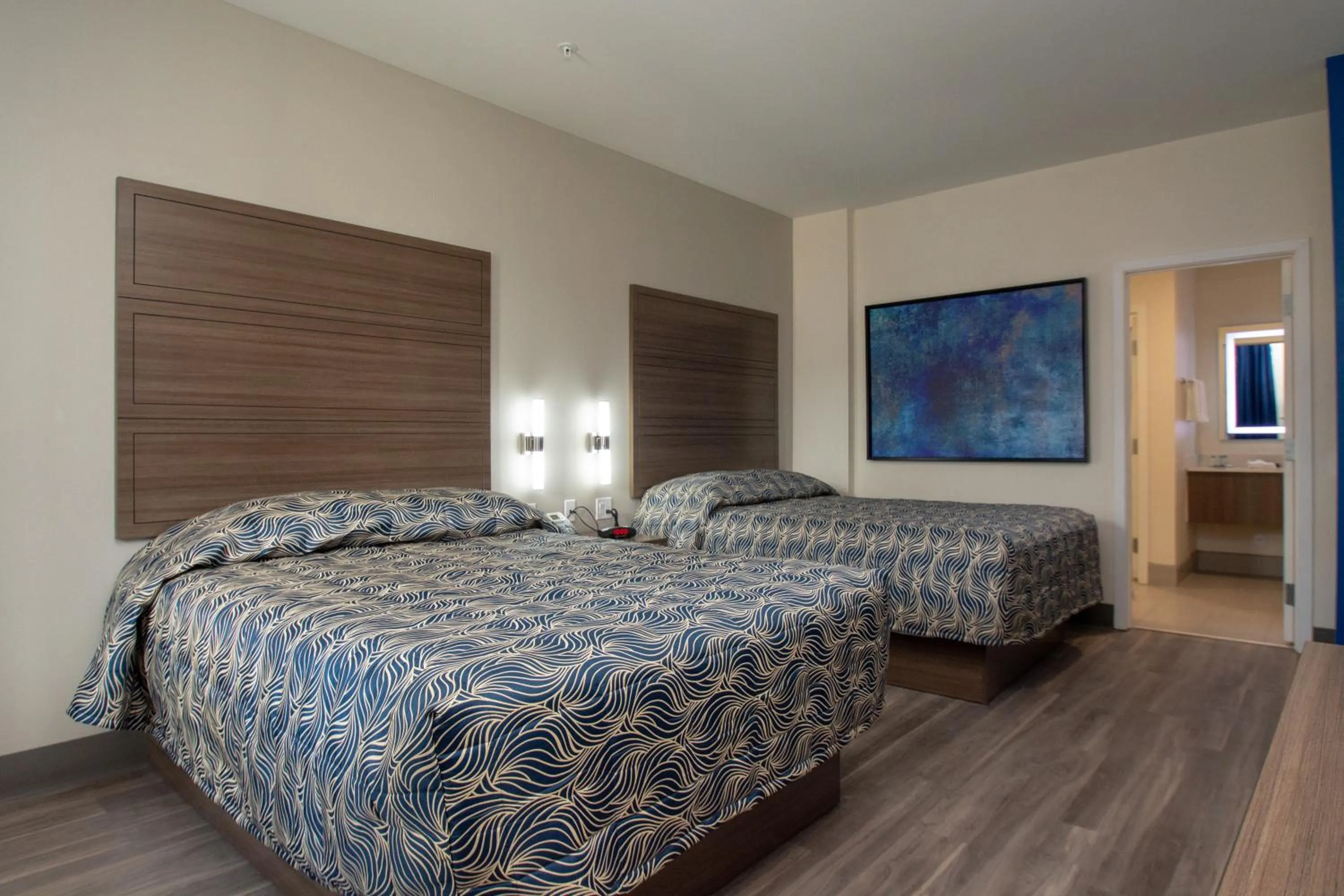 Decorative detail, Bed in Palace Inn El Paso